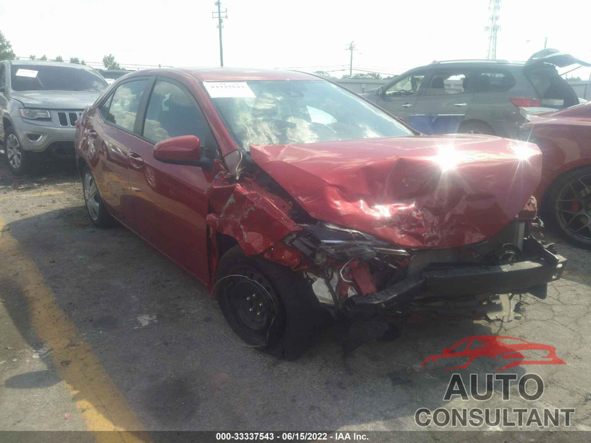 TOYOTA COROLLA 2019 - 2T1BURHEXKC209384
