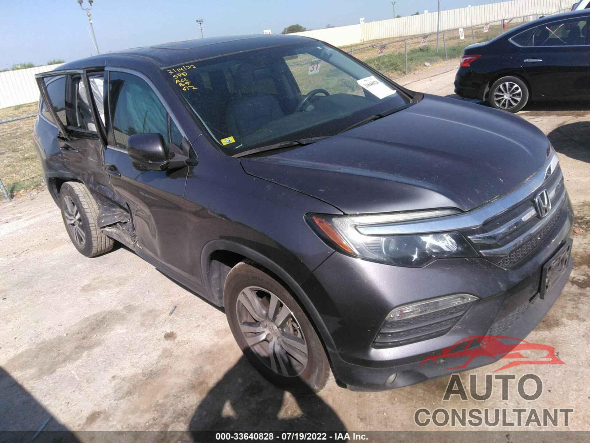 HONDA PILOT 2018 - 5FNYF5H50JB012084