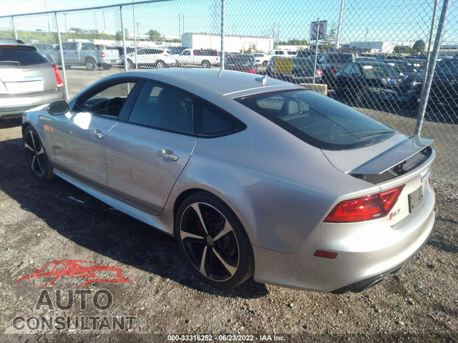 AUDI RS 7 2015 - WUAW2AFC7FN900372