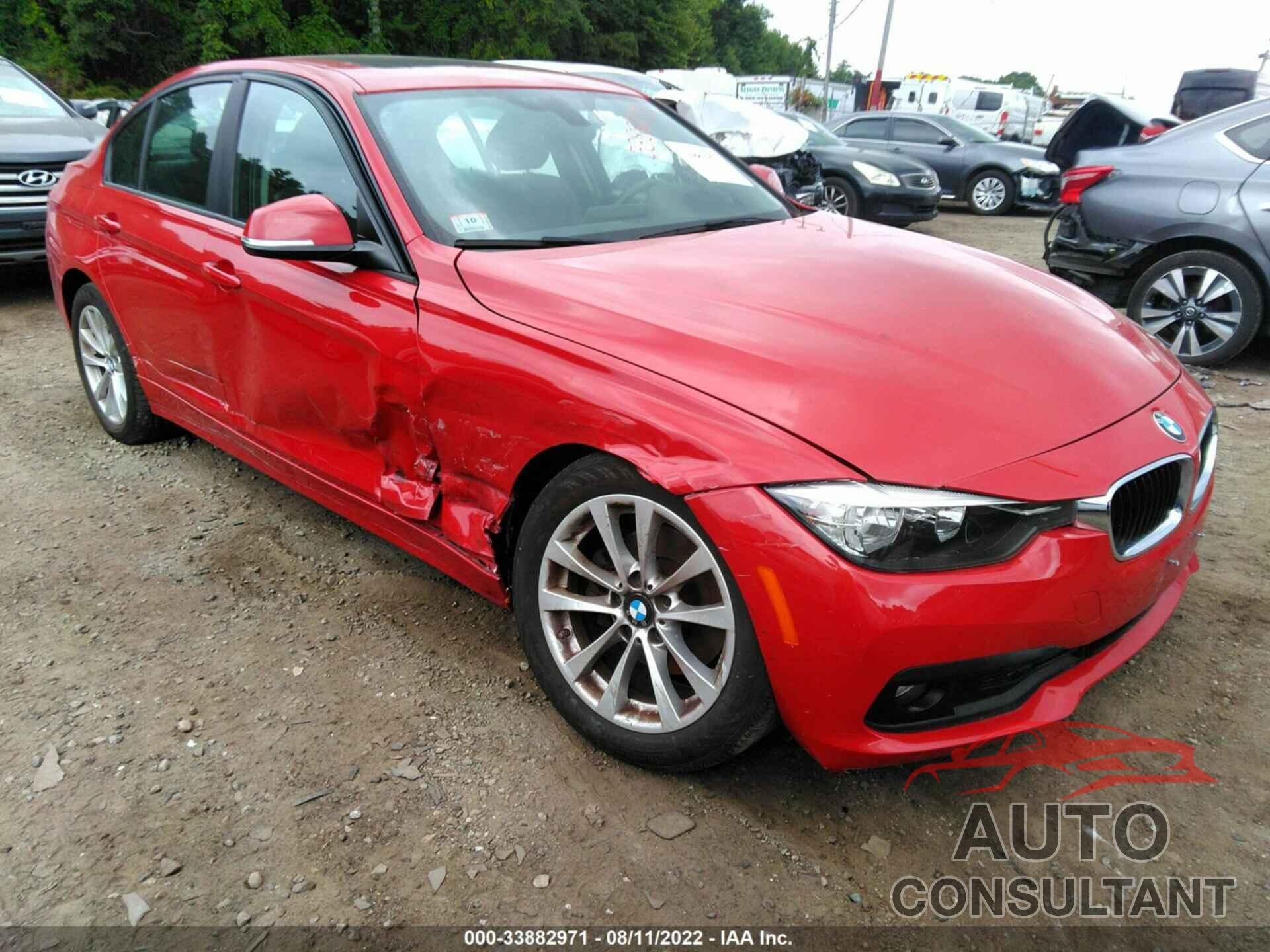 BMW 3 SERIES 2016 - WBA8E5G55GNT40841