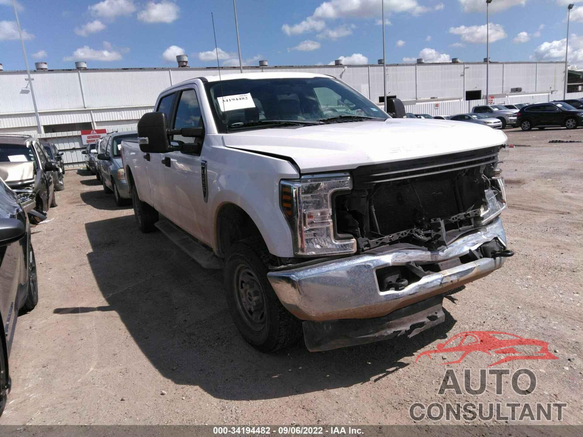 FORD SUPER DUTY F-250 SRW 2019 - 1FT7W2B64KEG03016