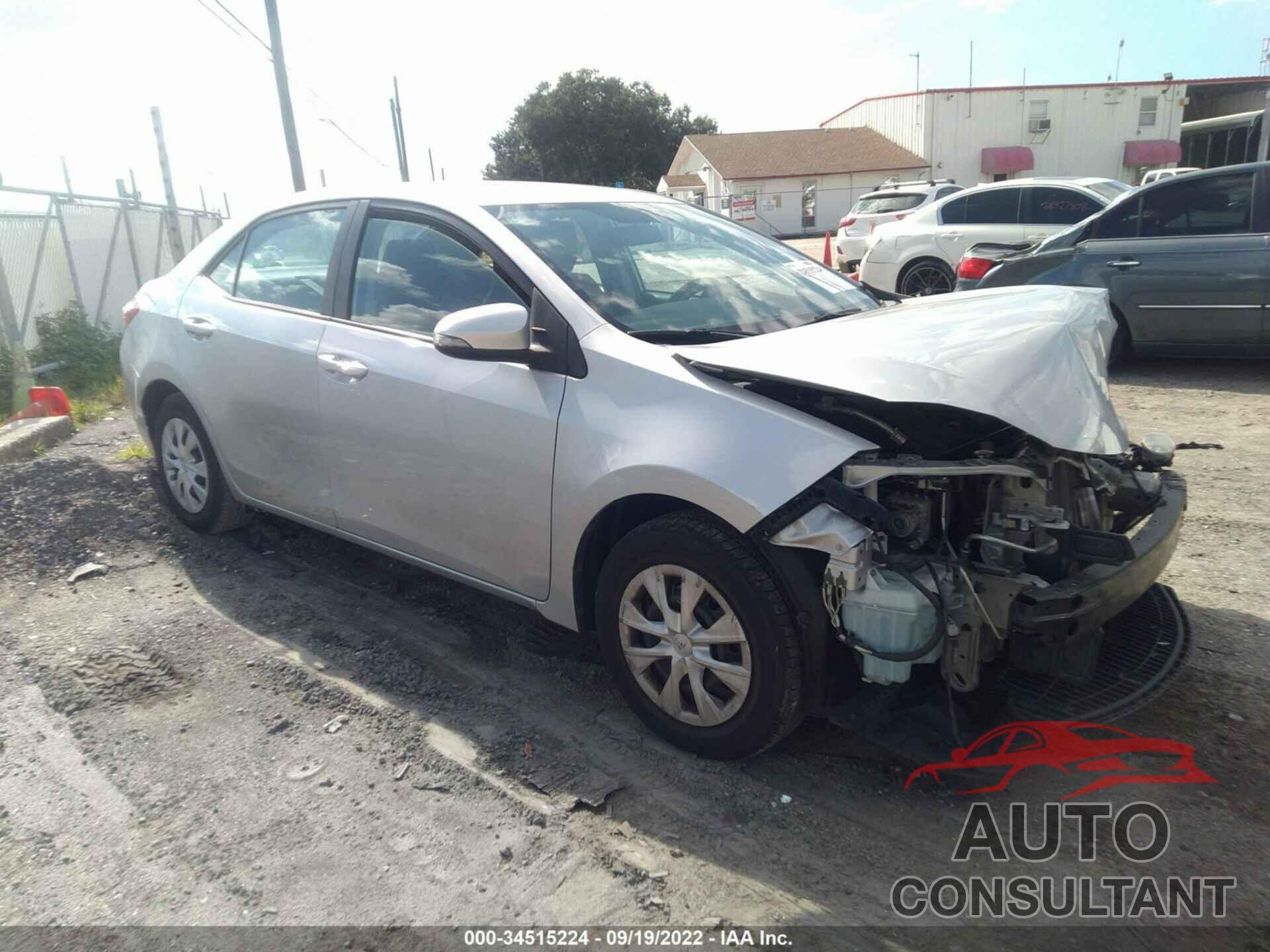 TOYOTA COROLLA 2016 - 5YFBURHE7GP504241