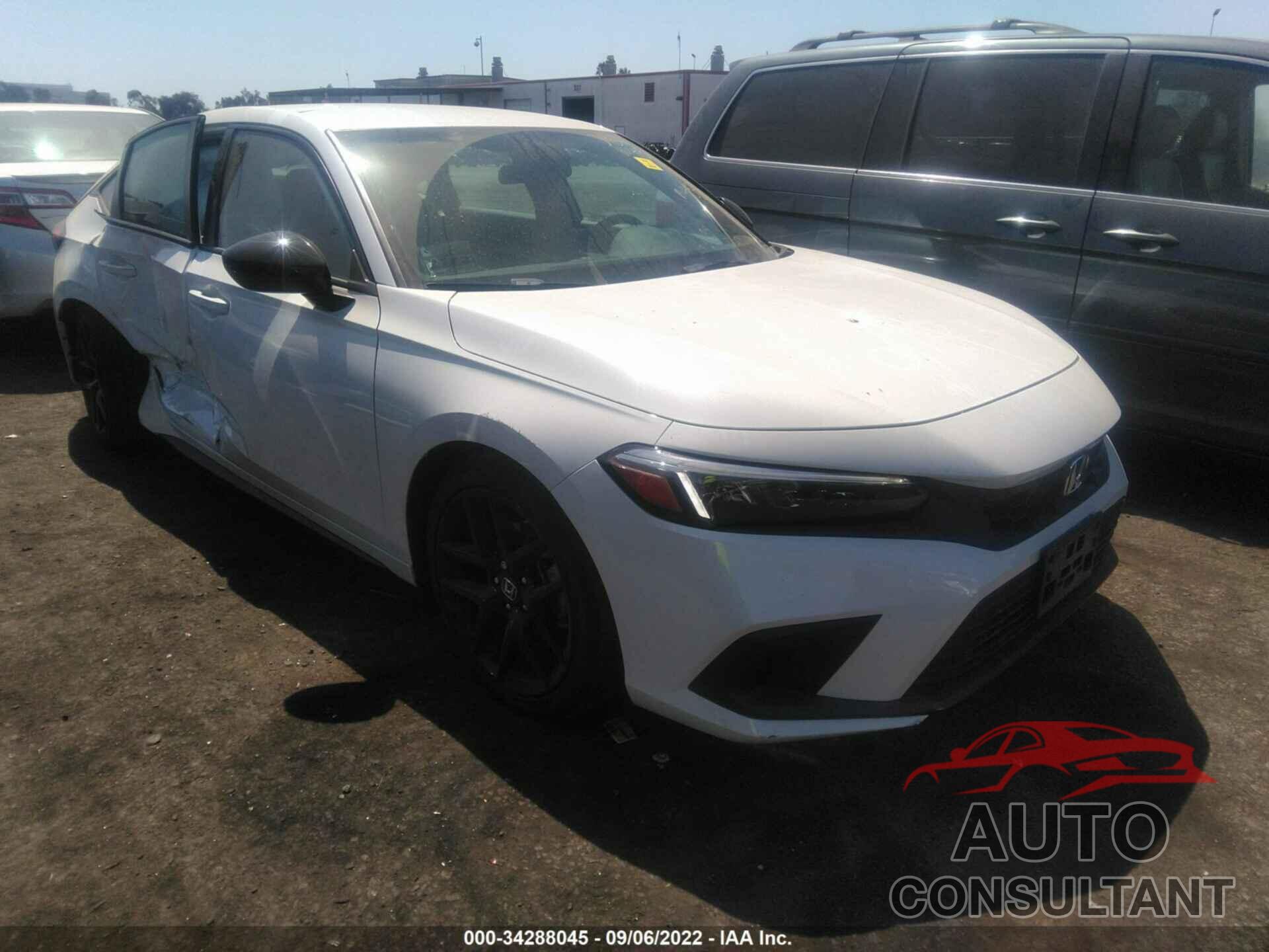 HONDA CIVIC HATCHBACK 2022 - 19XFL2H88NE001550
