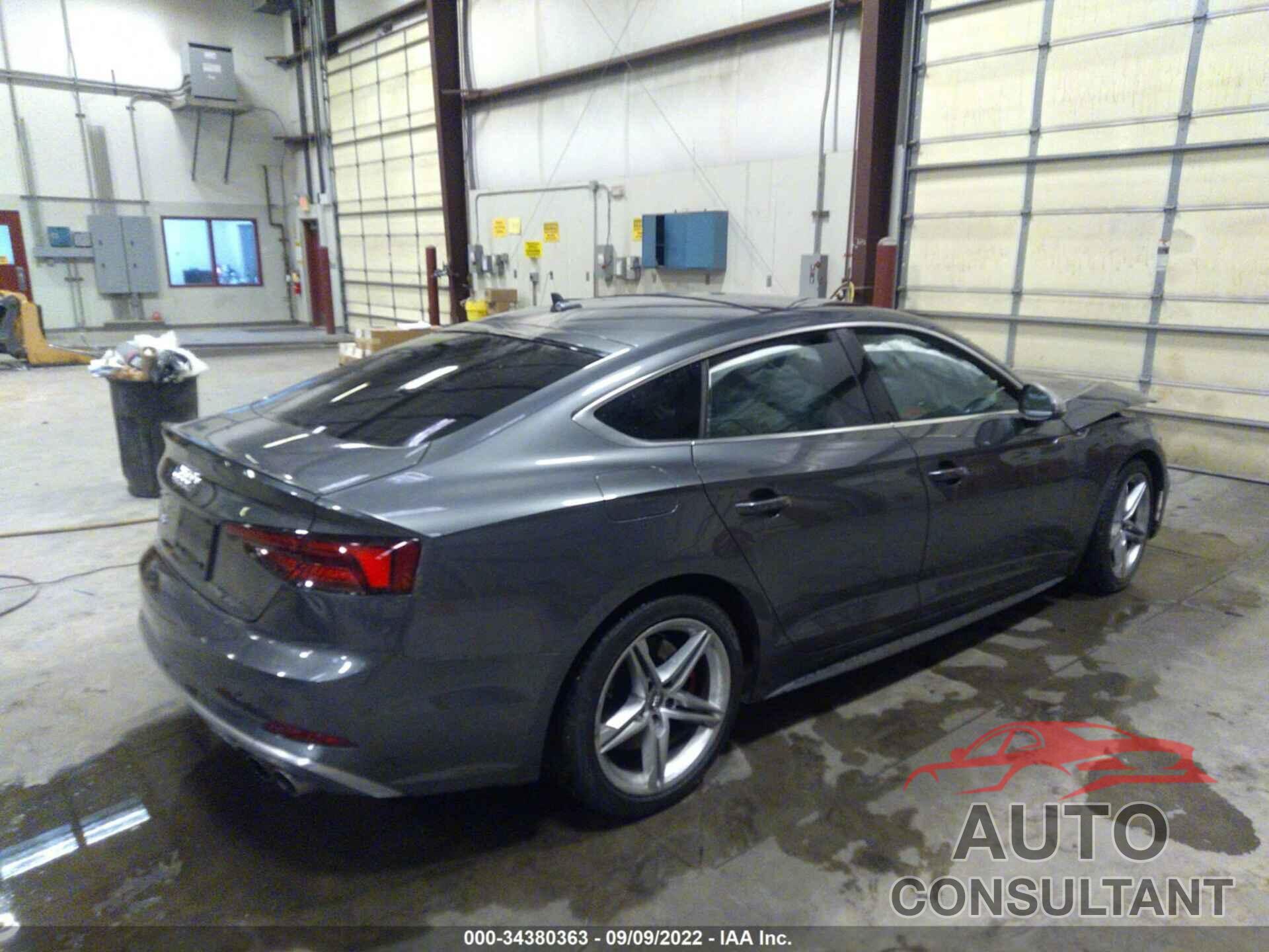 AUDI S5 SPORTBACK 2018 - WAUC4DF59JA093847