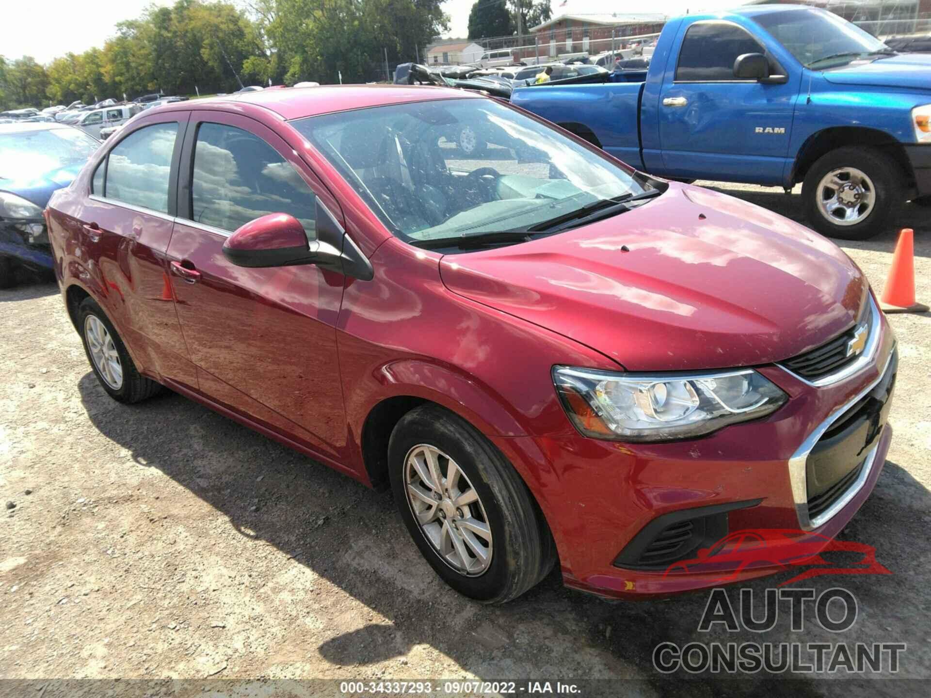 CHEVROLET SONIC 2019 - 1G1JD5SB1K4134962