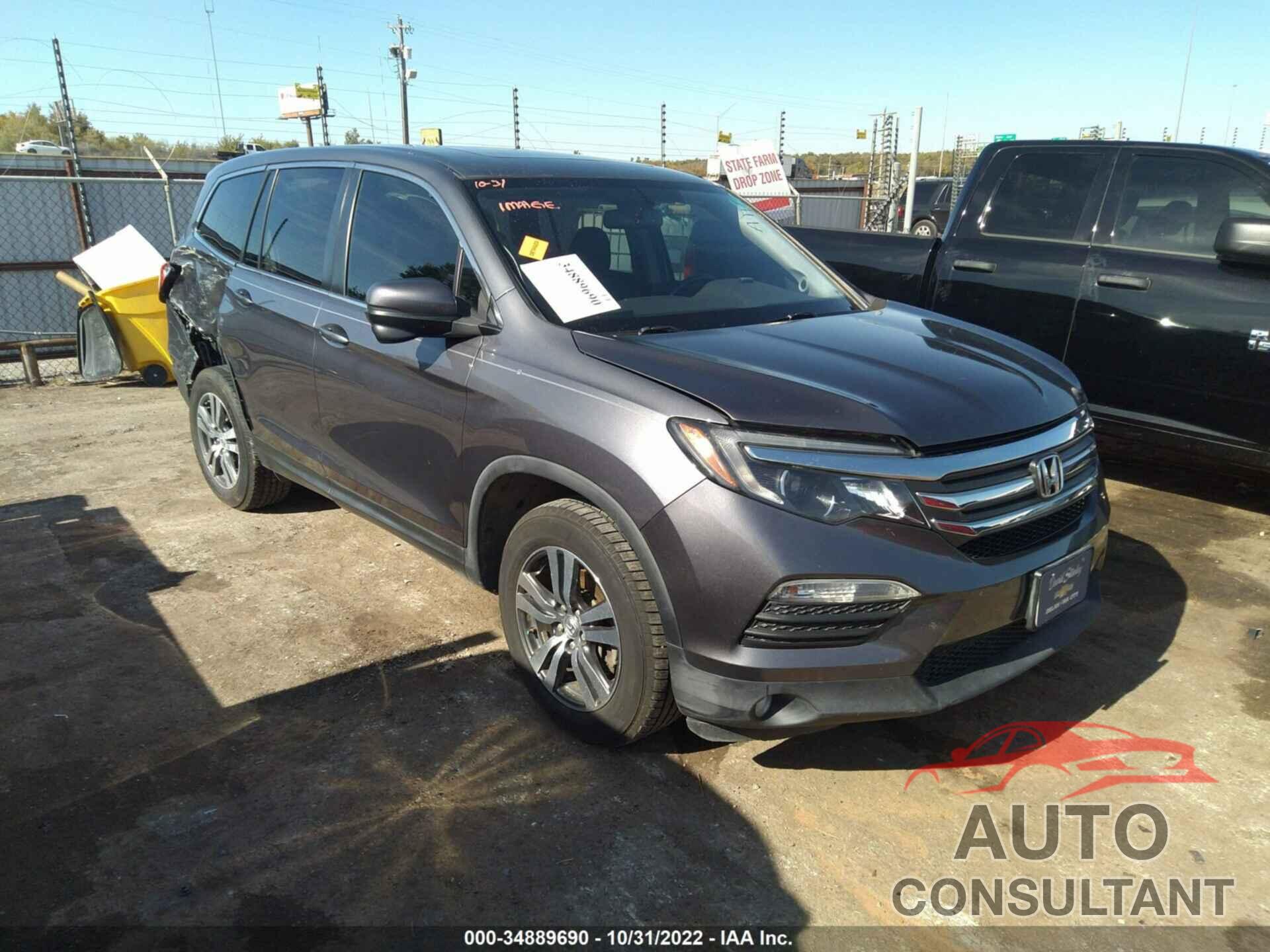 HONDA PILOT 2016 - 5FNYF5H5XGB048017