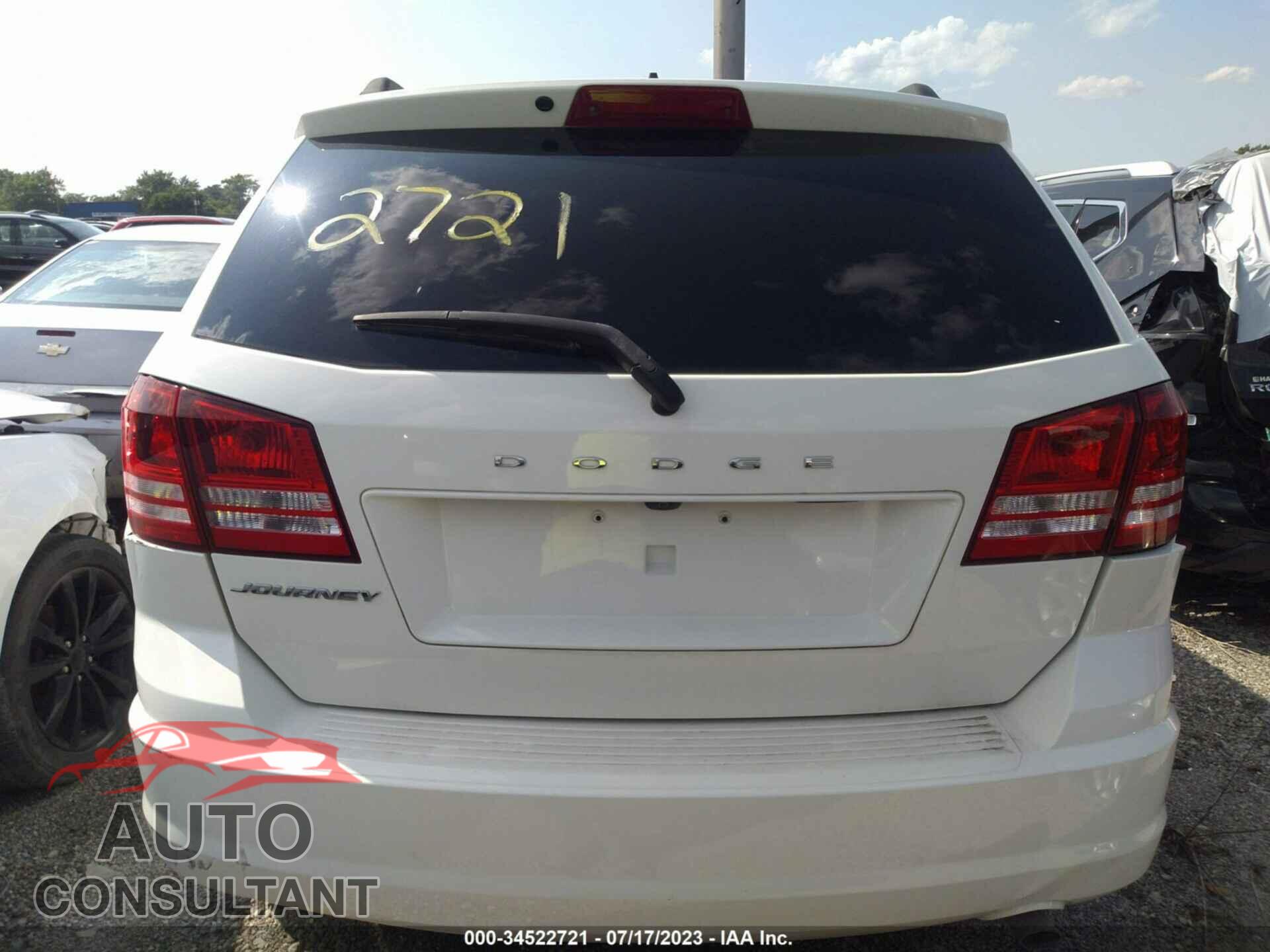 DODGE JOURNEY 2019 - 3C4PDCAB6KT873844