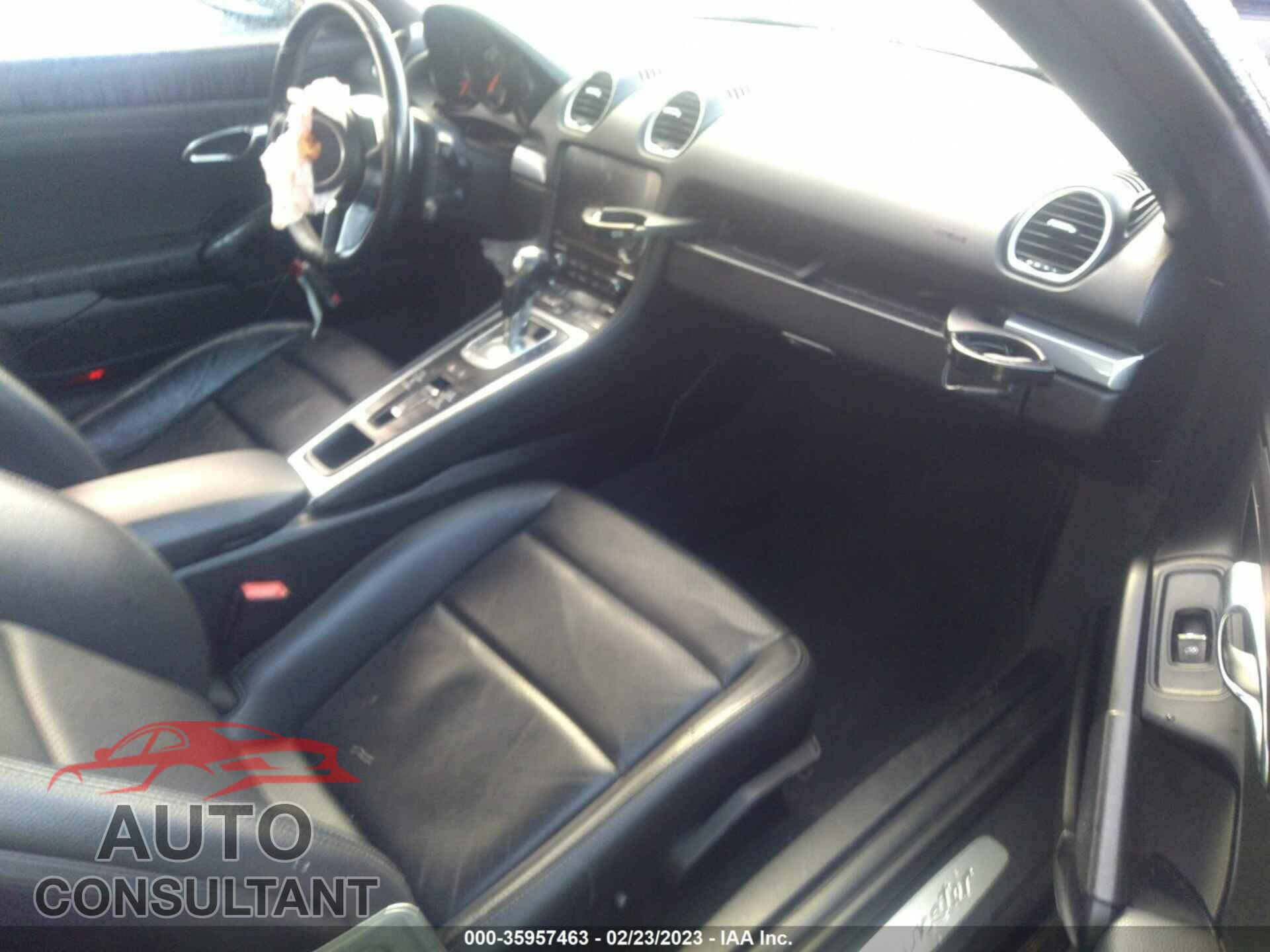 PORSCHE 718 BOXSTER 2018 - WP0CA2A85JS210920