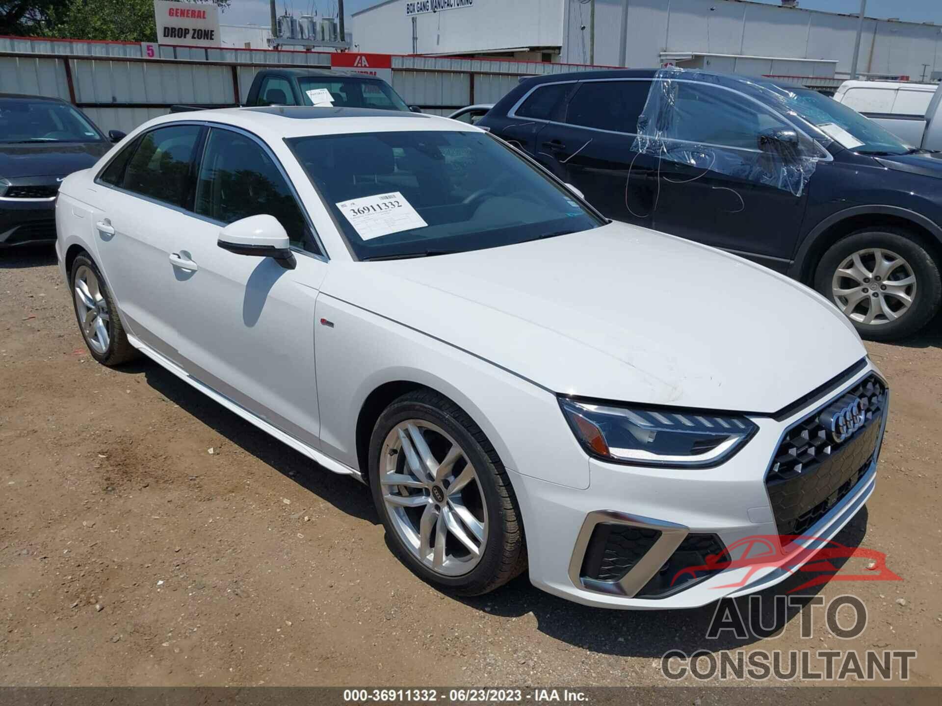 AUDI A4 SEDAN 2023 - WAUEAAF47PN006794