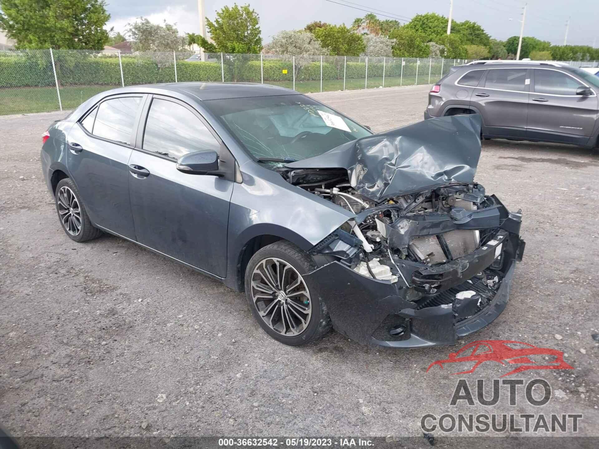 TOYOTA COROLLA 2016 - 2T1BURHE7GC614223