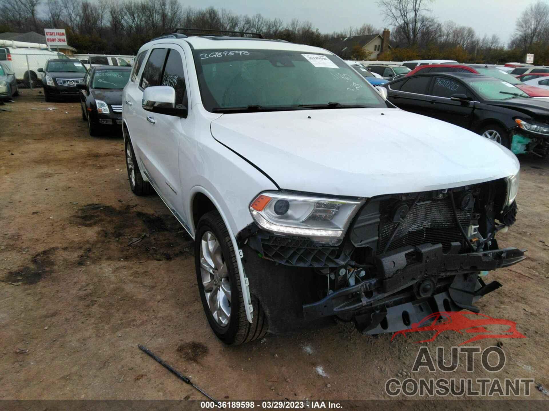 DODGE DURANGO 2016 - 1C4RDJEGXGC323214