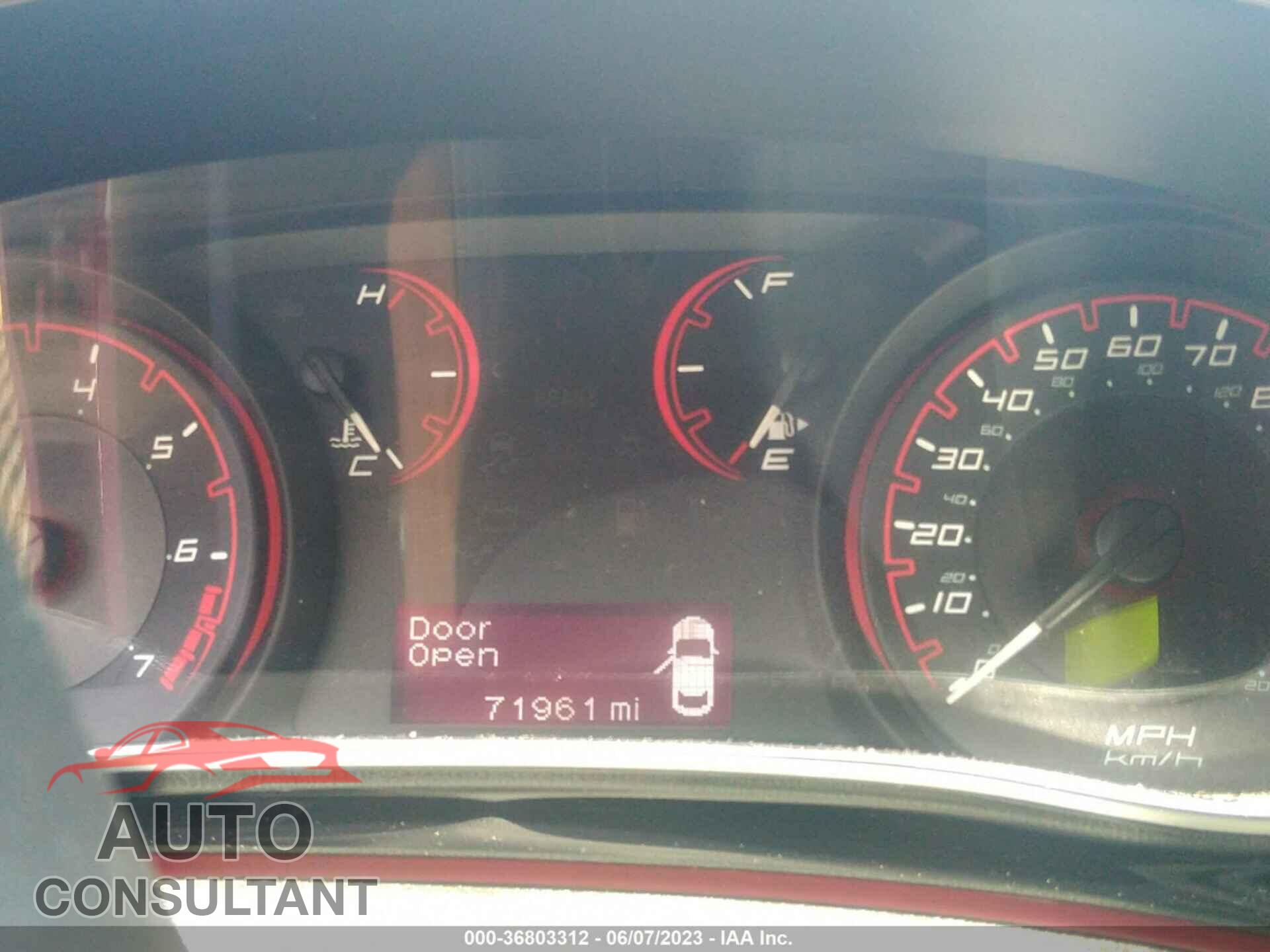 DODGE DART 2015 - 1C3CDFBB3FD307445
