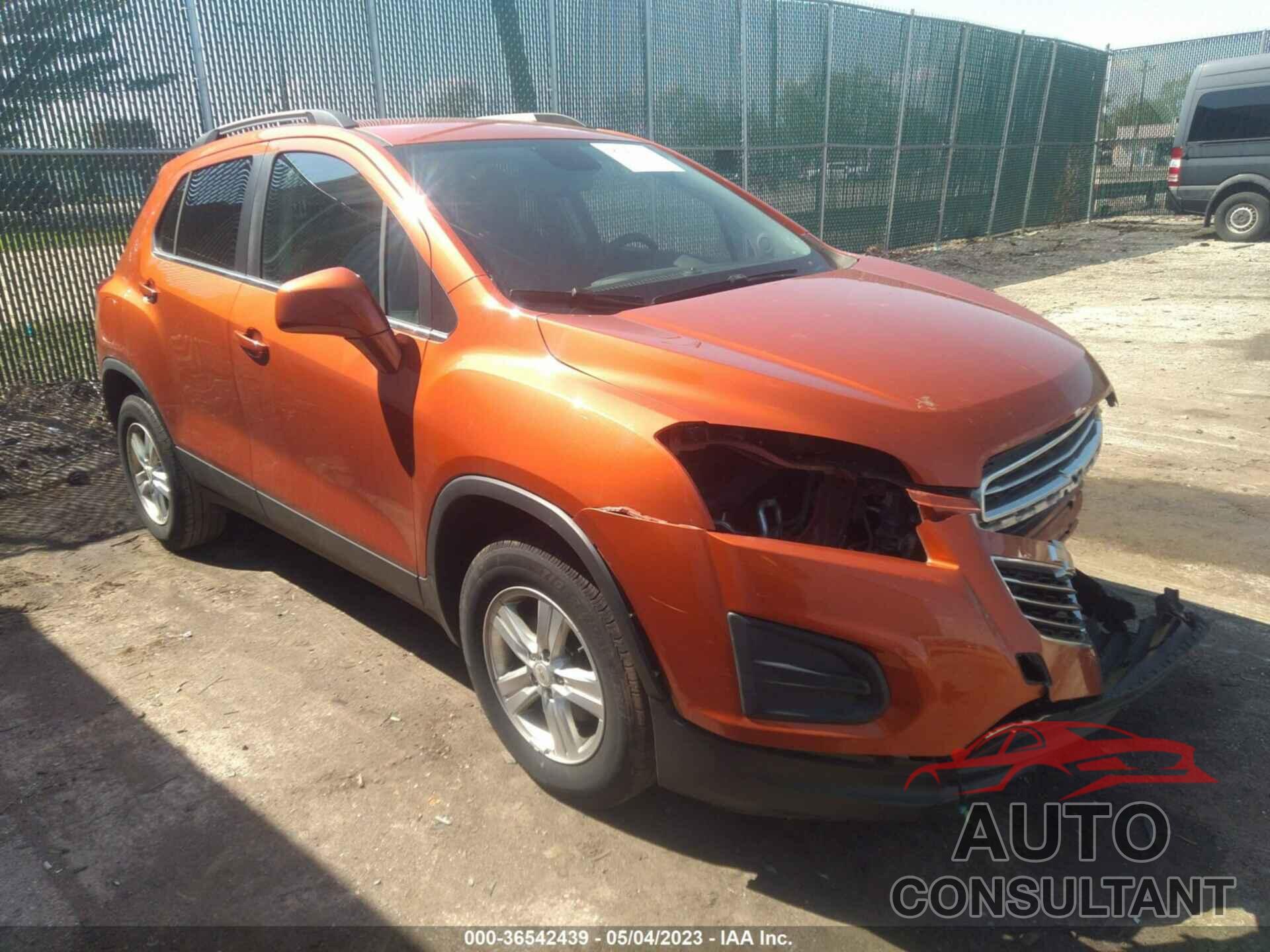 CHEVROLET TRAX 2015 - KL7CJRSB6FB216281