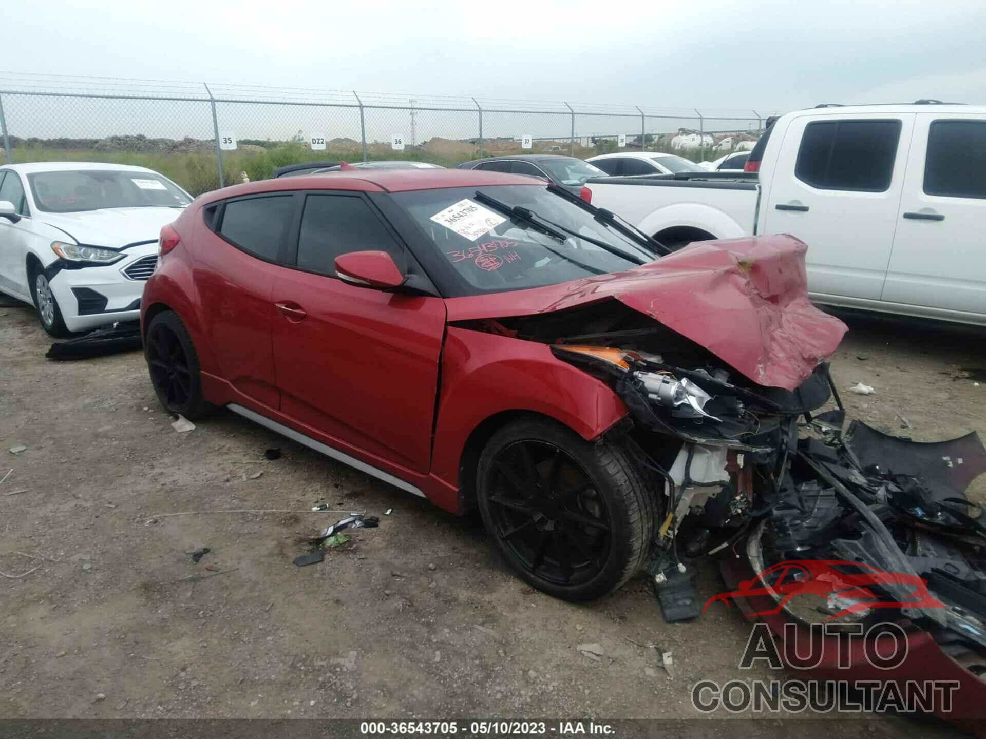 HYUNDAI VELOSTER 2016 - KMHTC6AE9GU271400