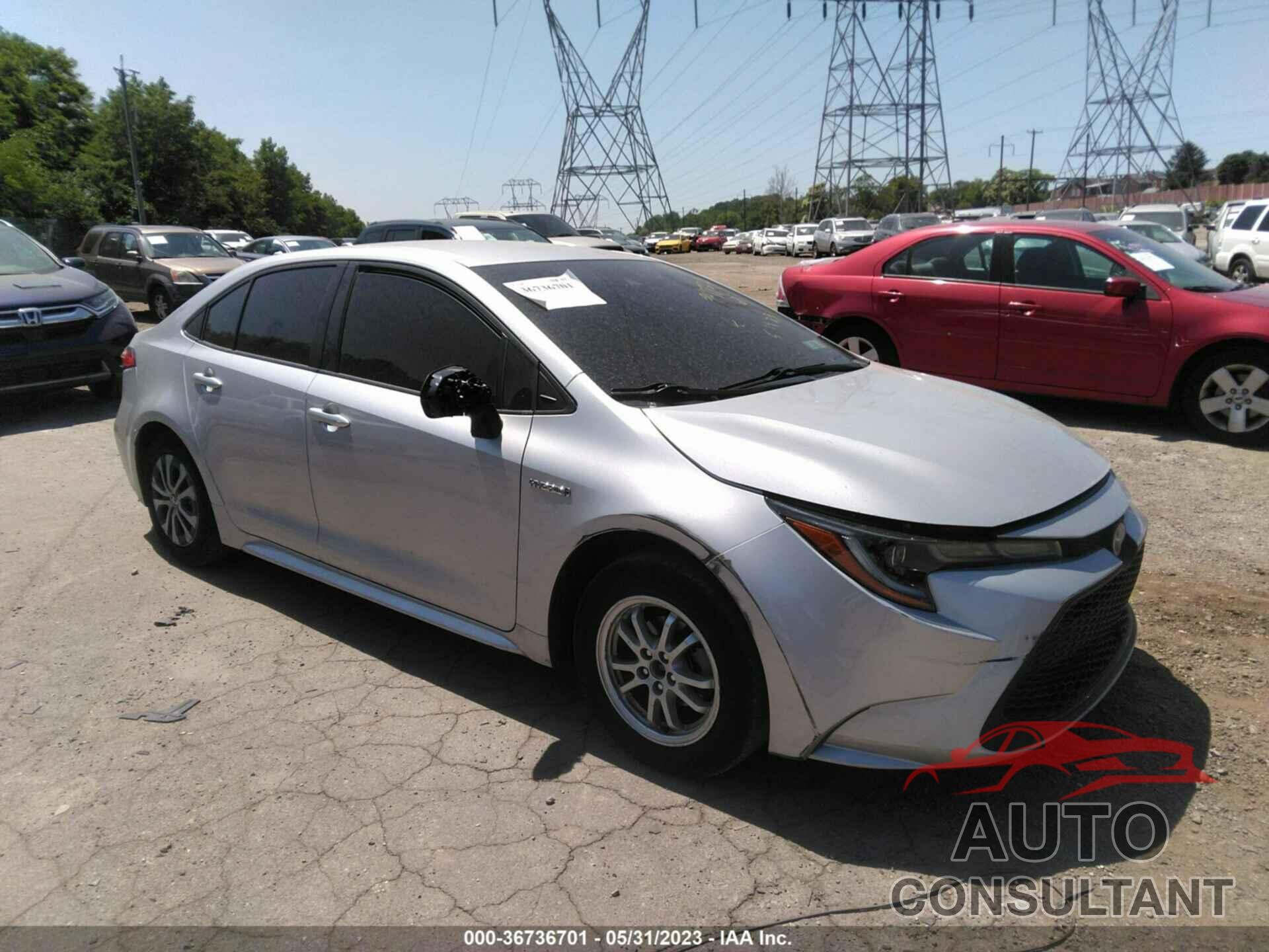 TOYOTA COROLLA 2021 - JTDEAMDE4MJ013754