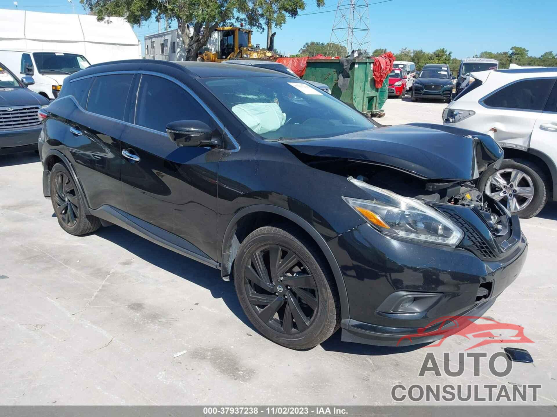 NISSAN MURANO 2018 - 5N1AZ2MG1JN136943