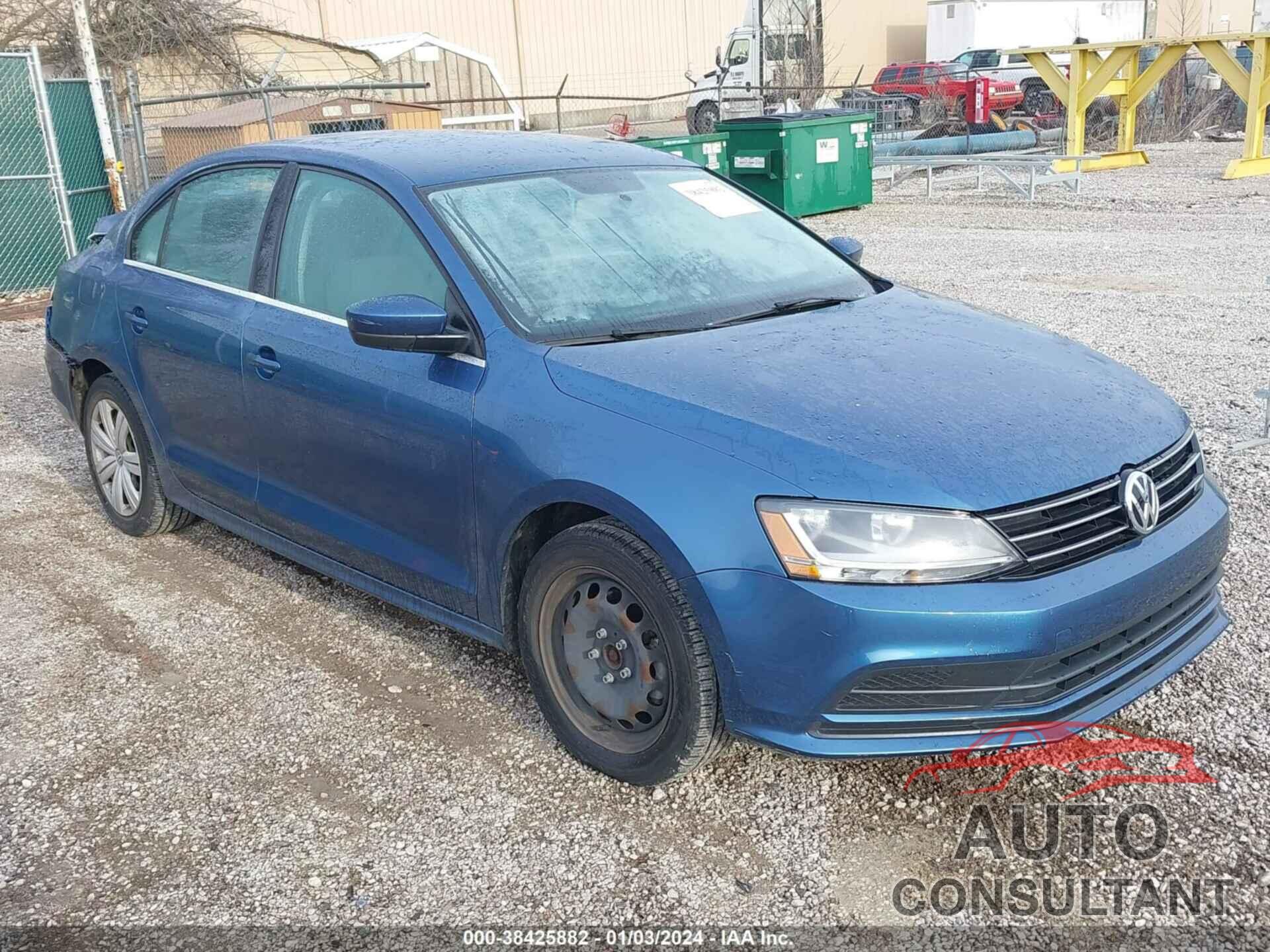 VOLKSWAGEN JETTA 2017 - 3VW2B7AJXHM387875
