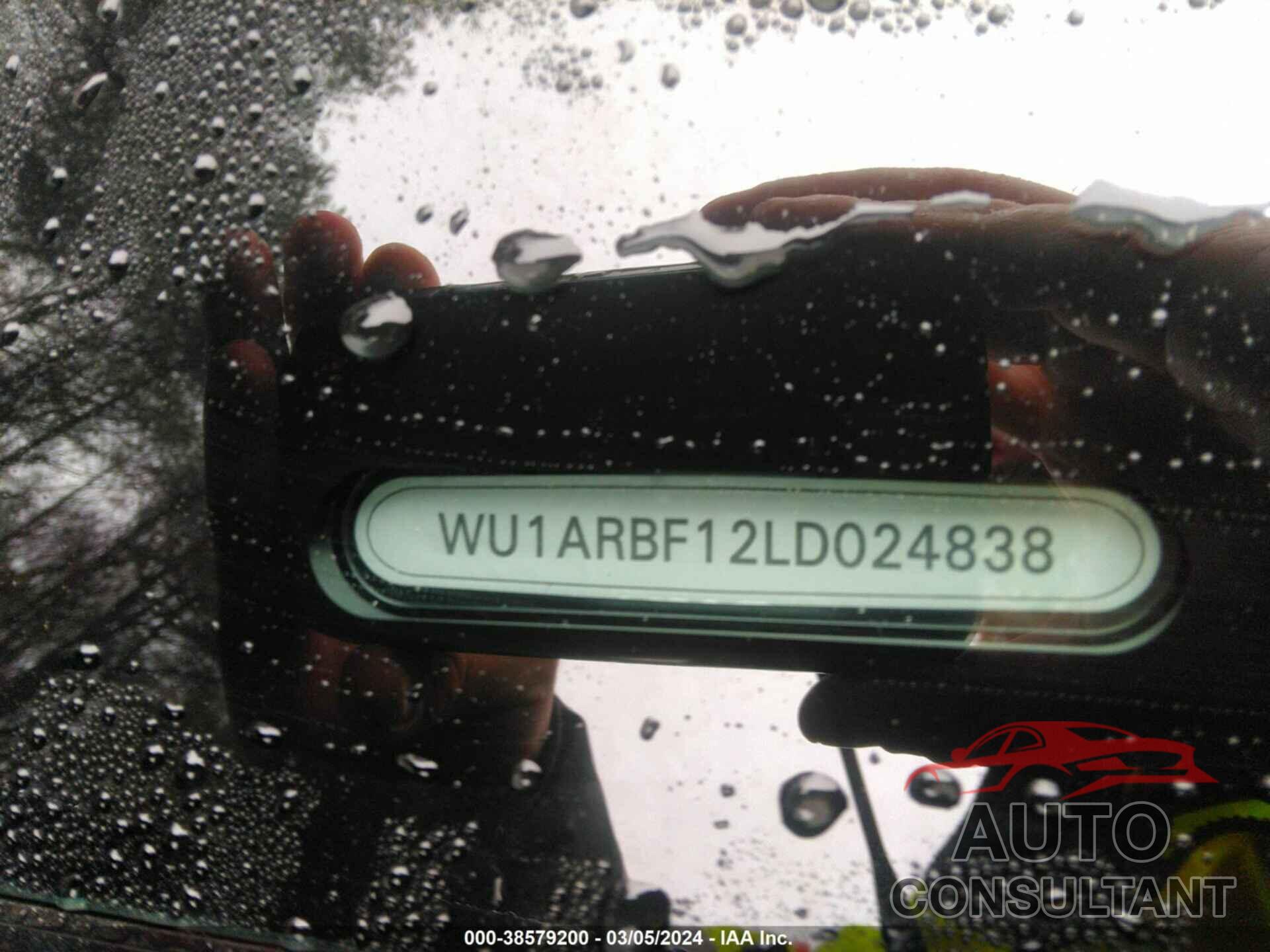 AUDI RS Q8 2020 - WU1ARBF12LD024838