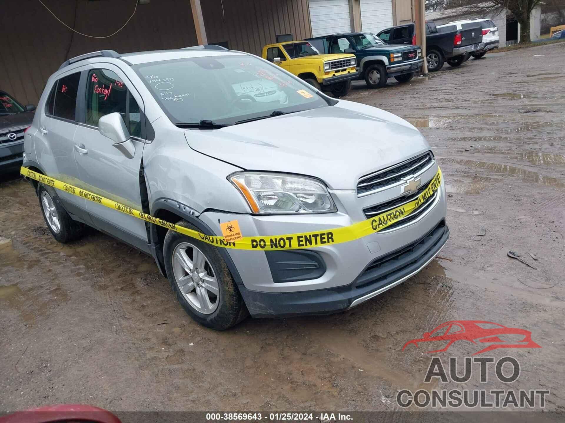 CHEVROLET TRAX 2016 - 3GNCJPSB4GL184378