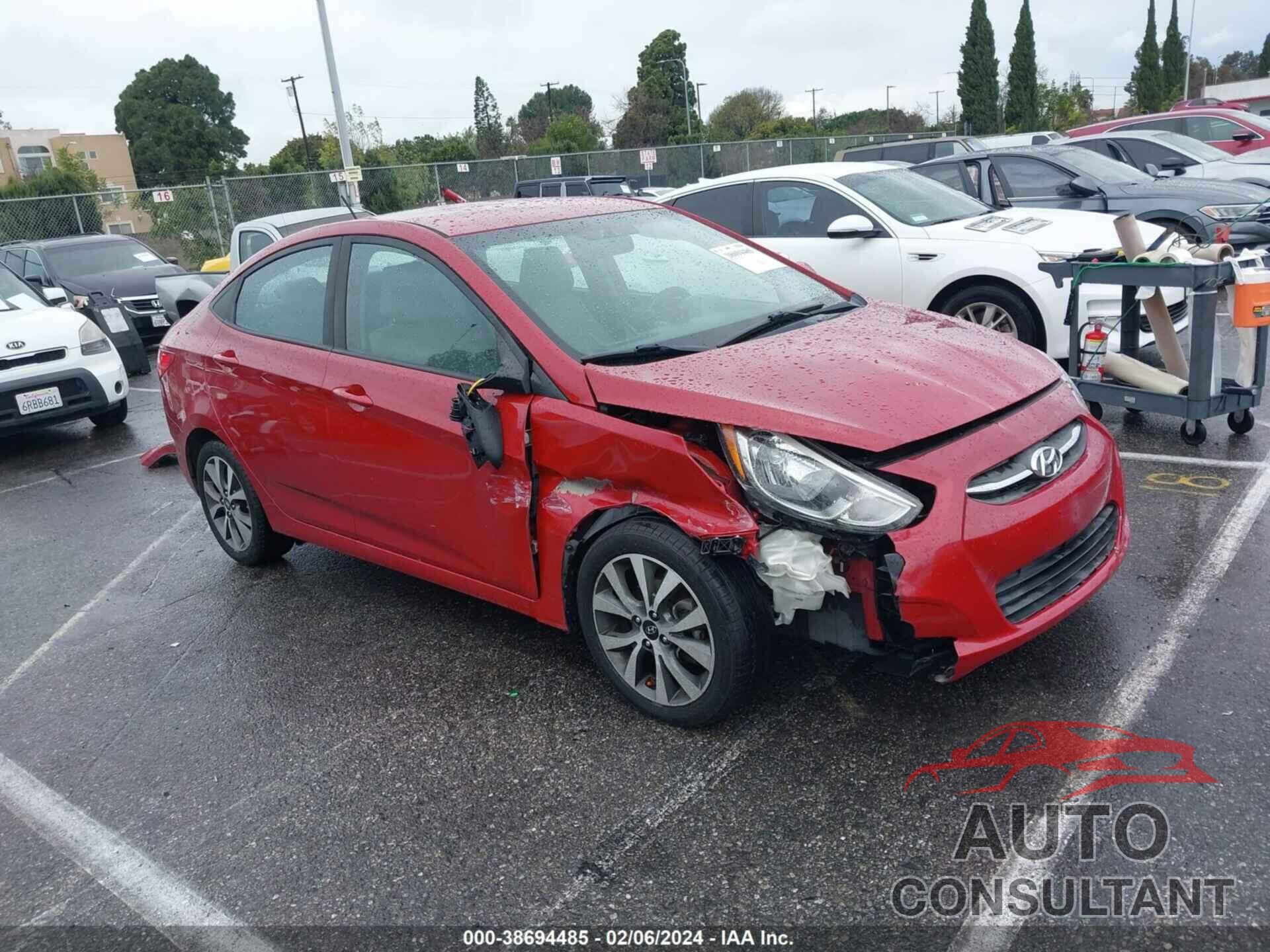 HYUNDAI ACCENT 2017 - KMHCT4AE3HU360174