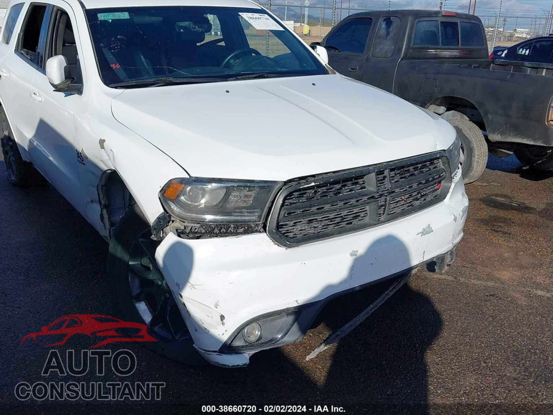 DODGE DURANGO 2017 - 1C4SDHCT0HC774714