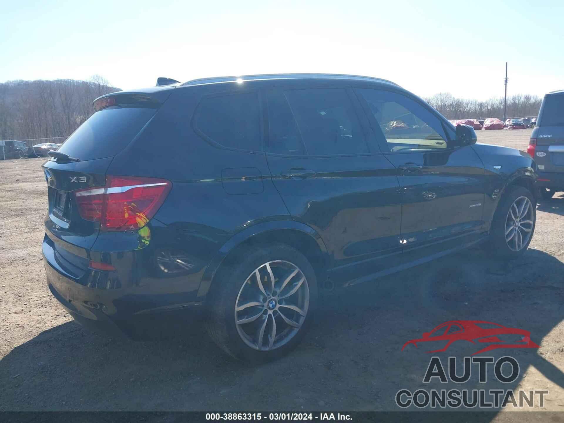 BMW X3 2017 - 5UXWX7C30H0U44610