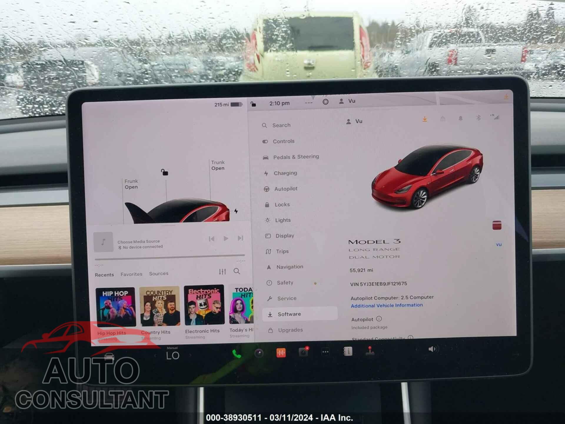 TESLA MODEL 3 2018 - 5YJ3E1EB9JF121675