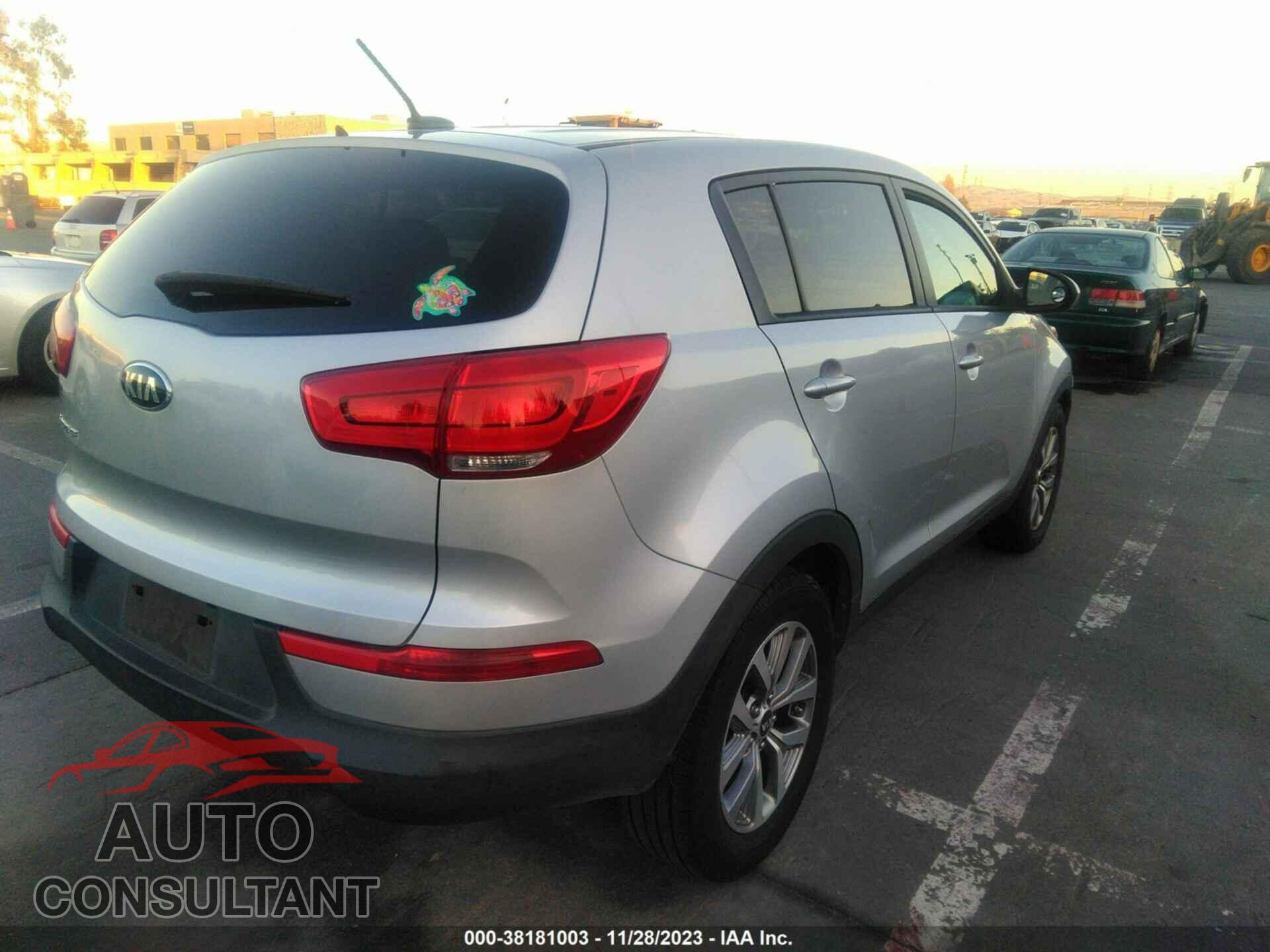 KIA SPORTAGE 2016 - KNDPB3AC9G7809131