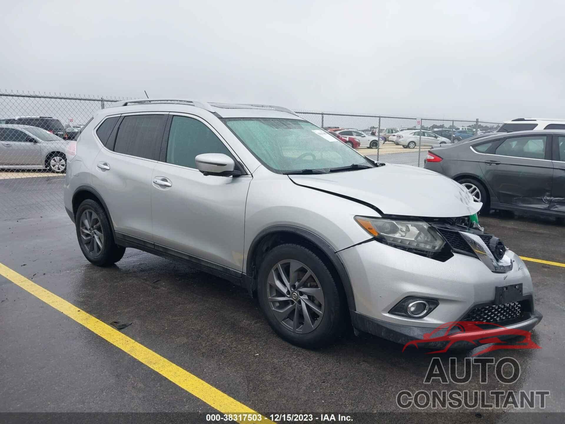 NISSAN ROGUE 2016 - 5N1AT2MT9GC789541