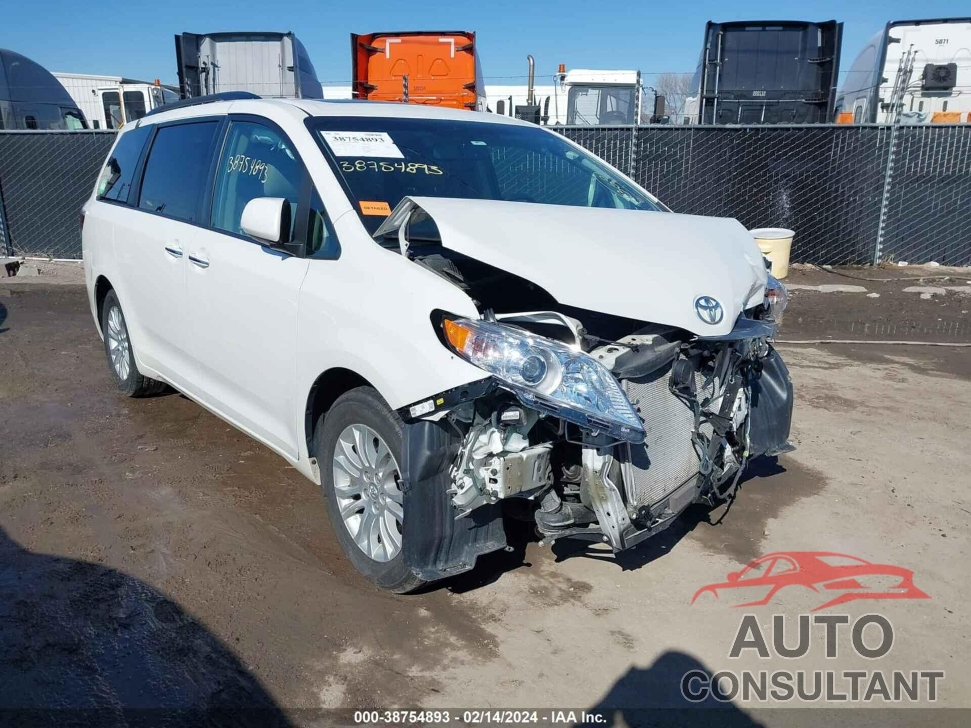 TOYOTA SIENNA 2017 - 5TDYZ3DC7HS791473