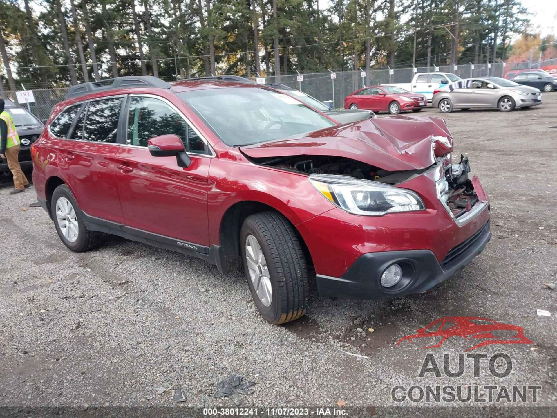 SUBARU OUTBACK 2017 - 4S4BSAFC5H3376628