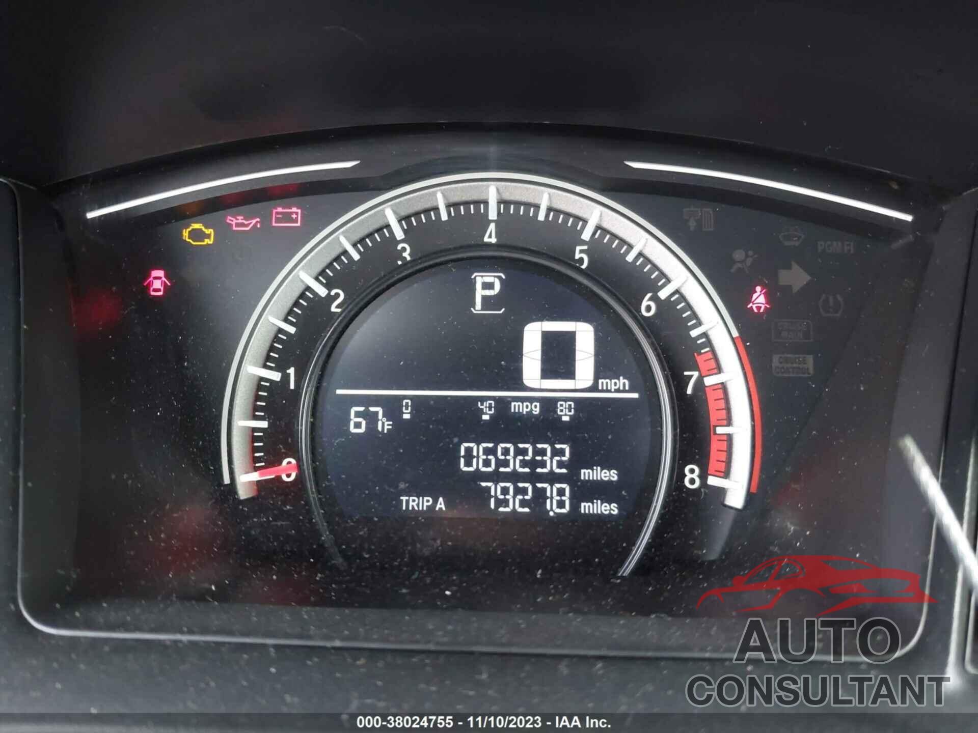 HONDA CIVIC 2018 - 2HGFC2F55JH525960