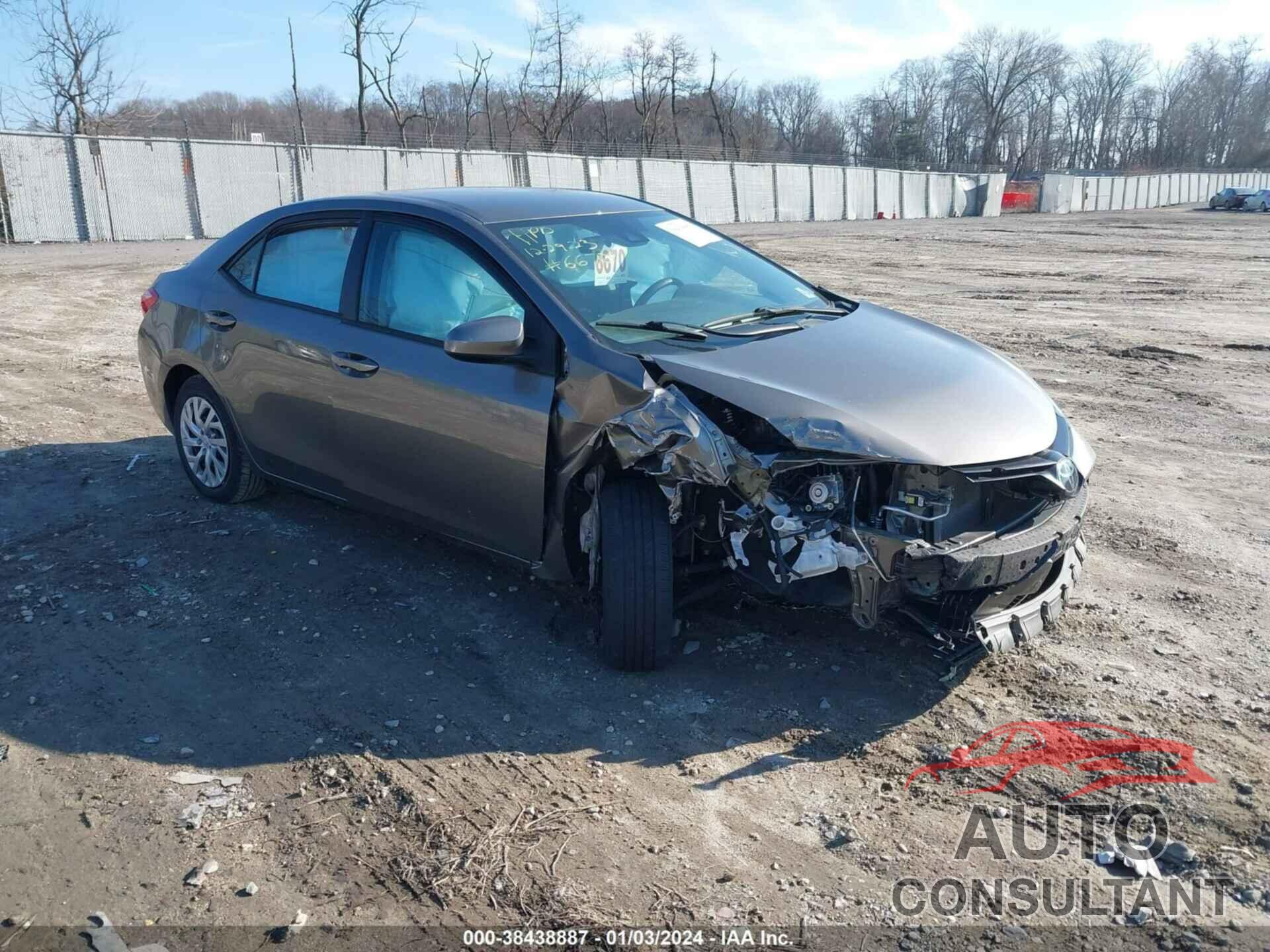 TOYOTA COROLLA 2019 - 2T1BURHE0KC231393