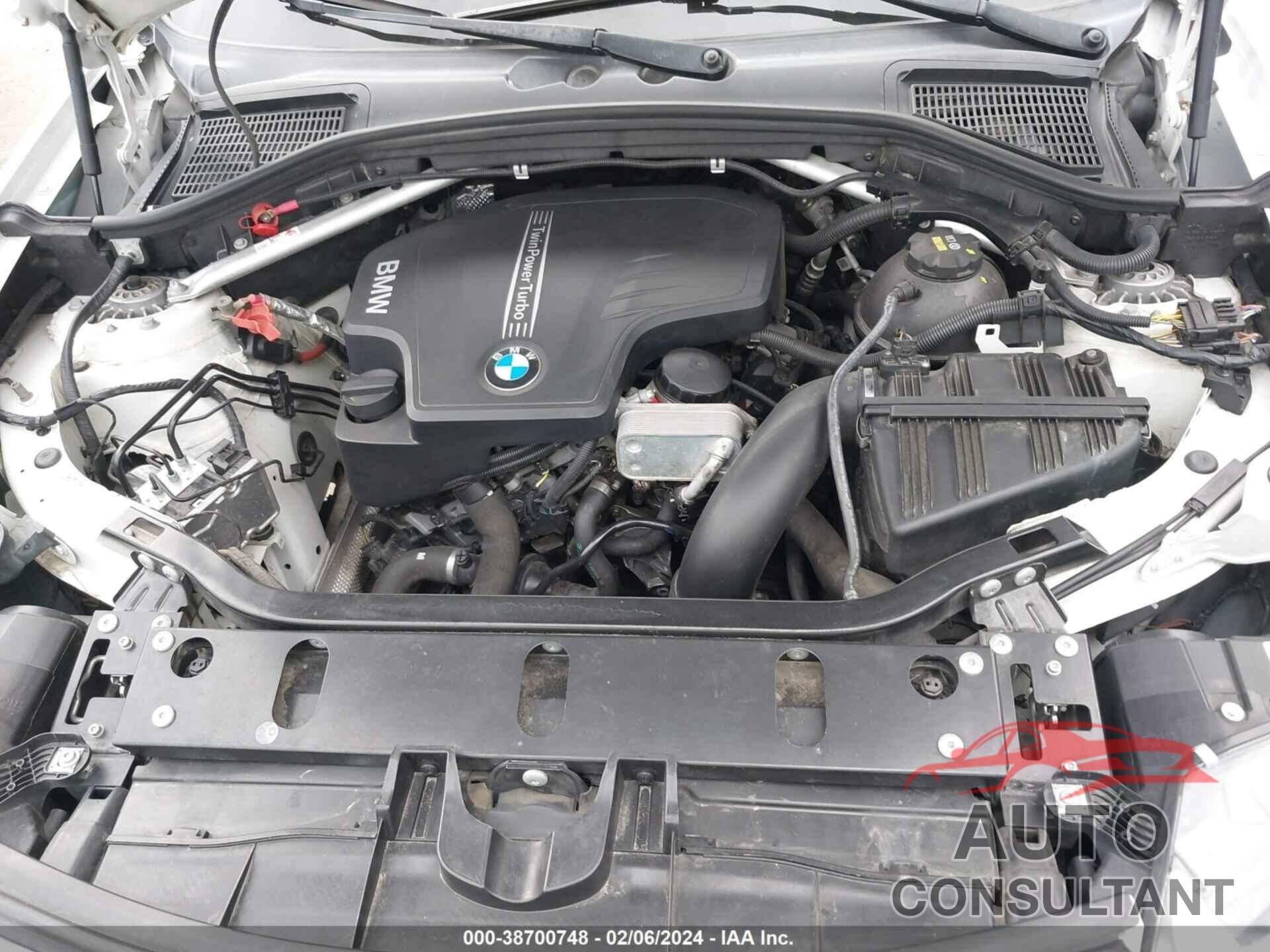 BMW X3 2016 - 5UXWX9C54G0D91246