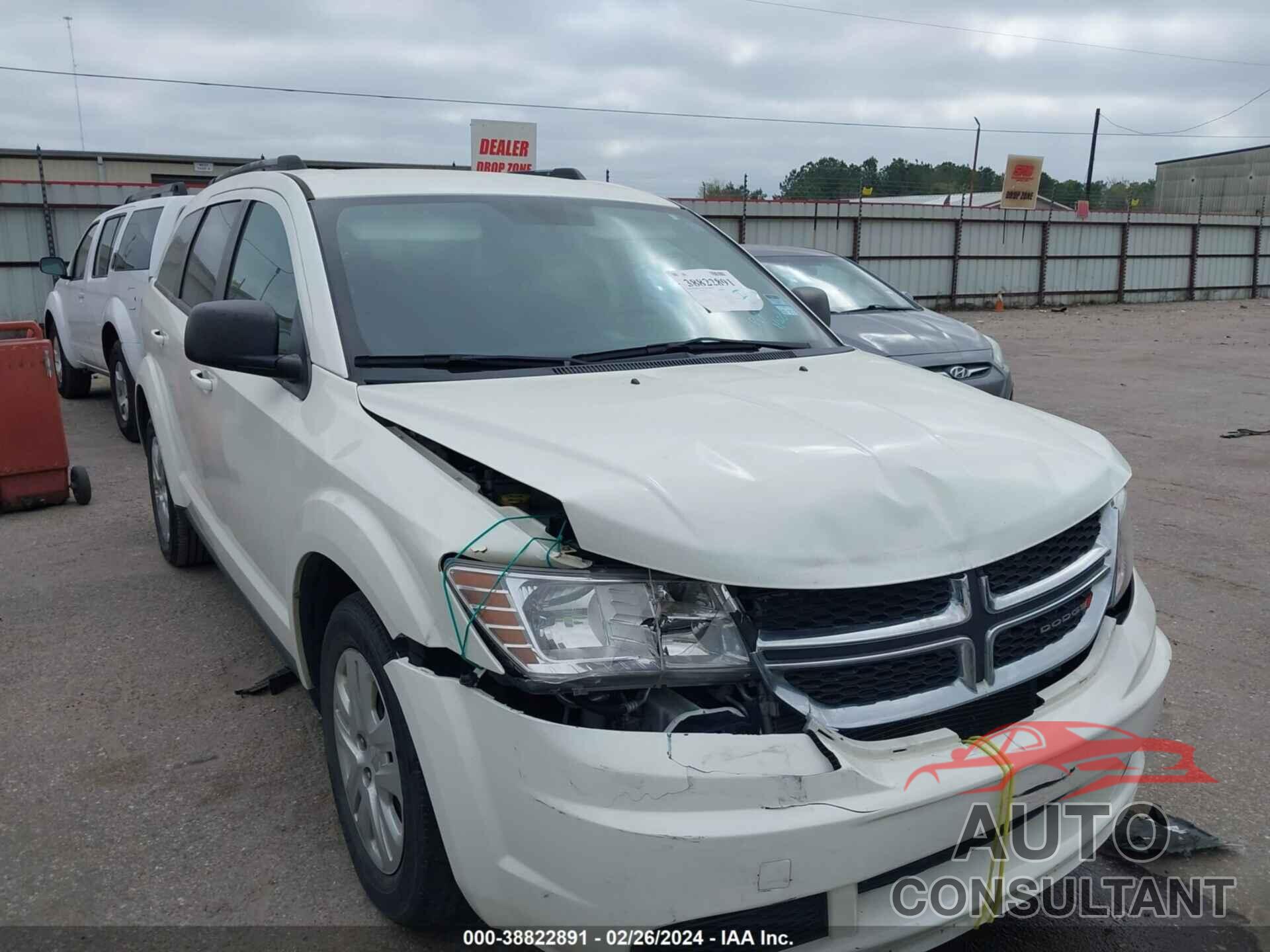 DODGE JOURNEY 2017 - 3C4PDCAB5HT709414