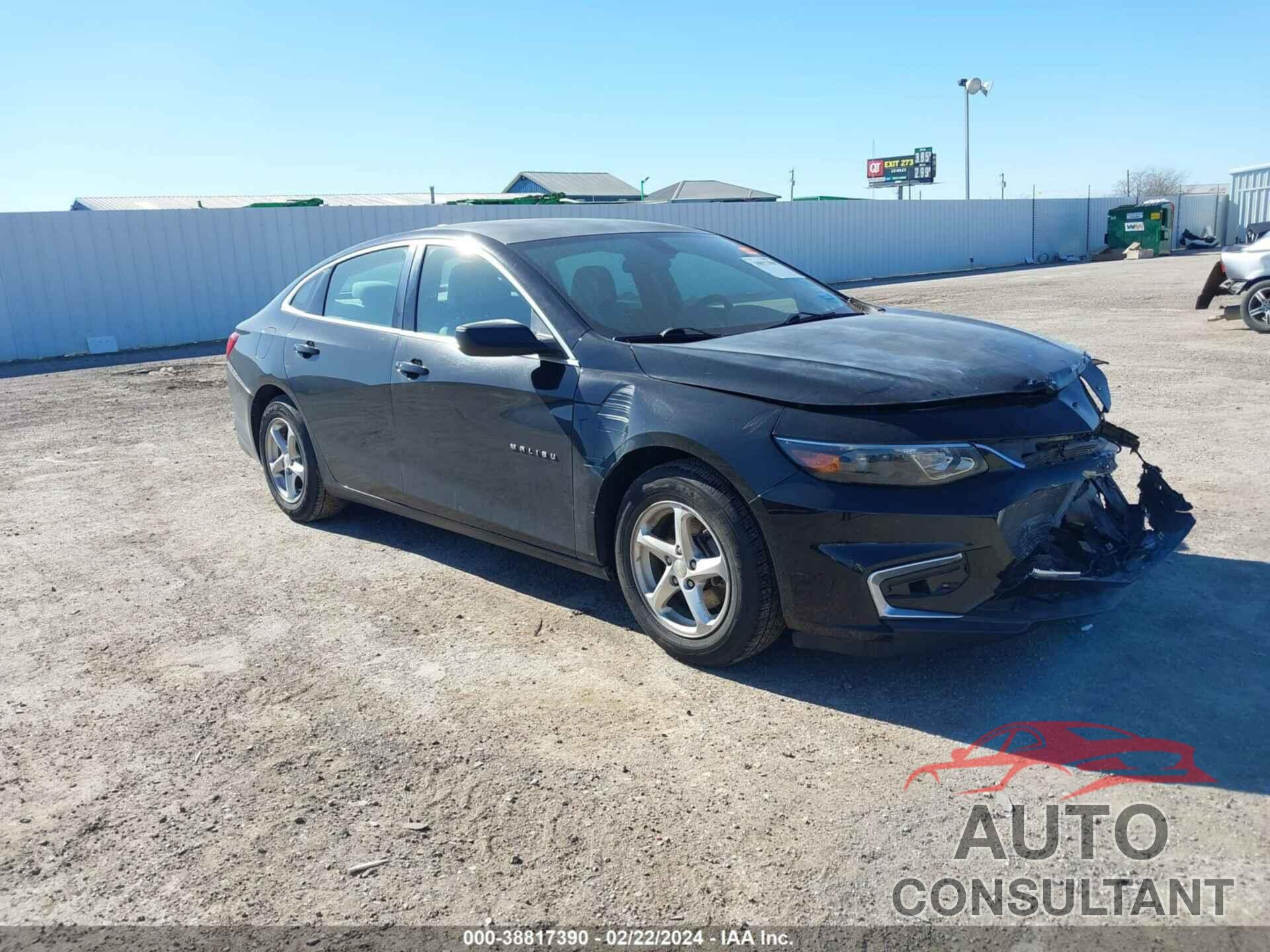 CHEVROLET MALIBU 2016 - 1G1ZB5ST1GF340229