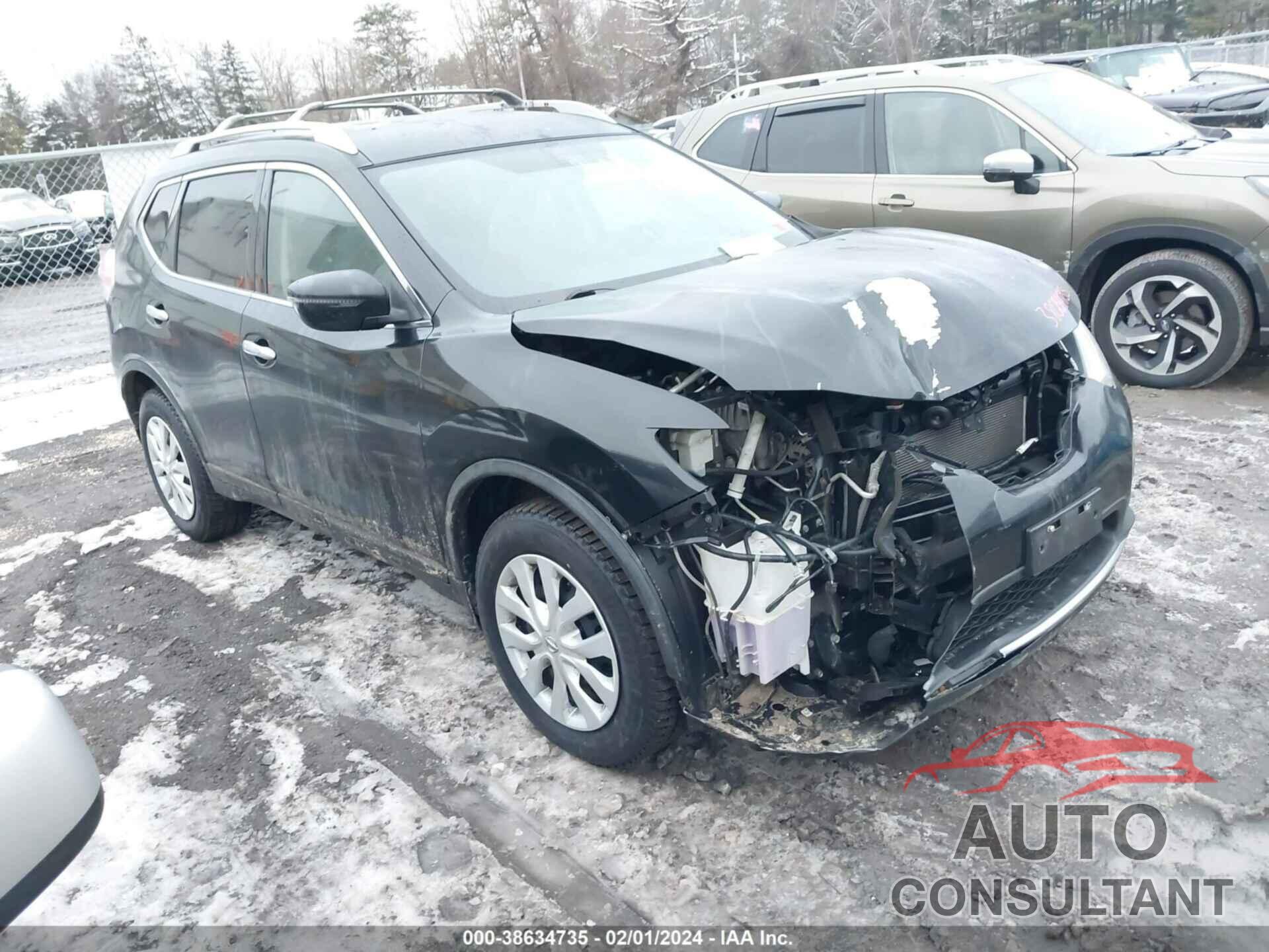 NISSAN ROGUE 2016 - KNMAT2MVXGP672212