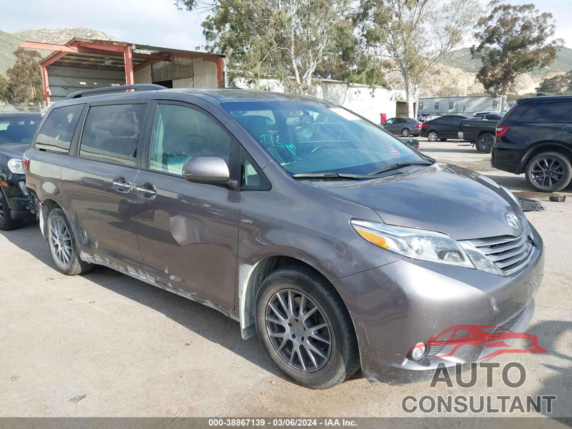 TOYOTA SIENNA 2017 - 5TDDZ3DC2HS166493