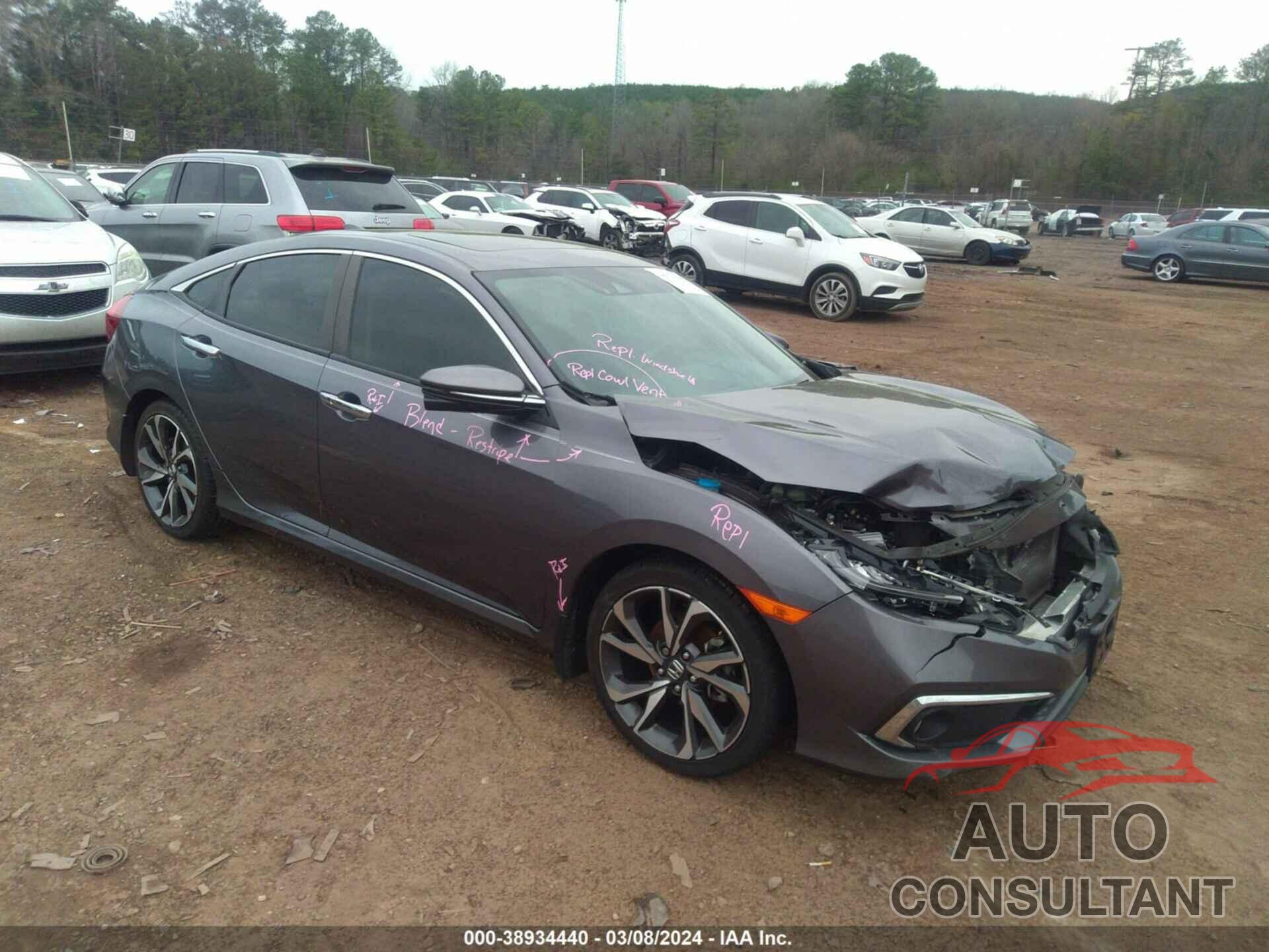 HONDA CIVIC 2020 - 19XFC1F9XLE017431