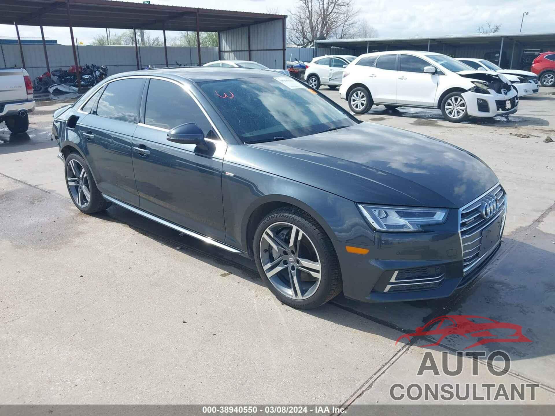 AUDI A4 2018 - WAUENAF48JA154729