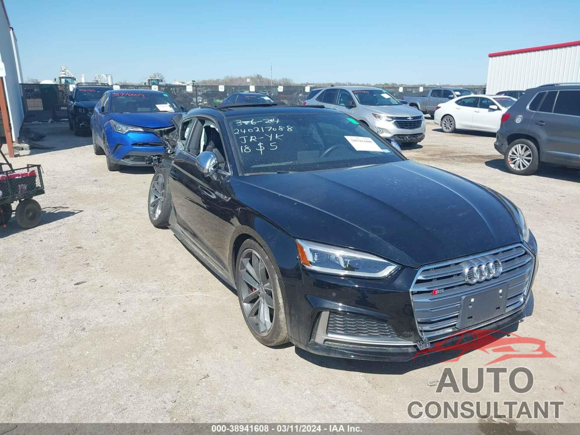 AUDI S5 2018 - WAUP4AF5XJA022446