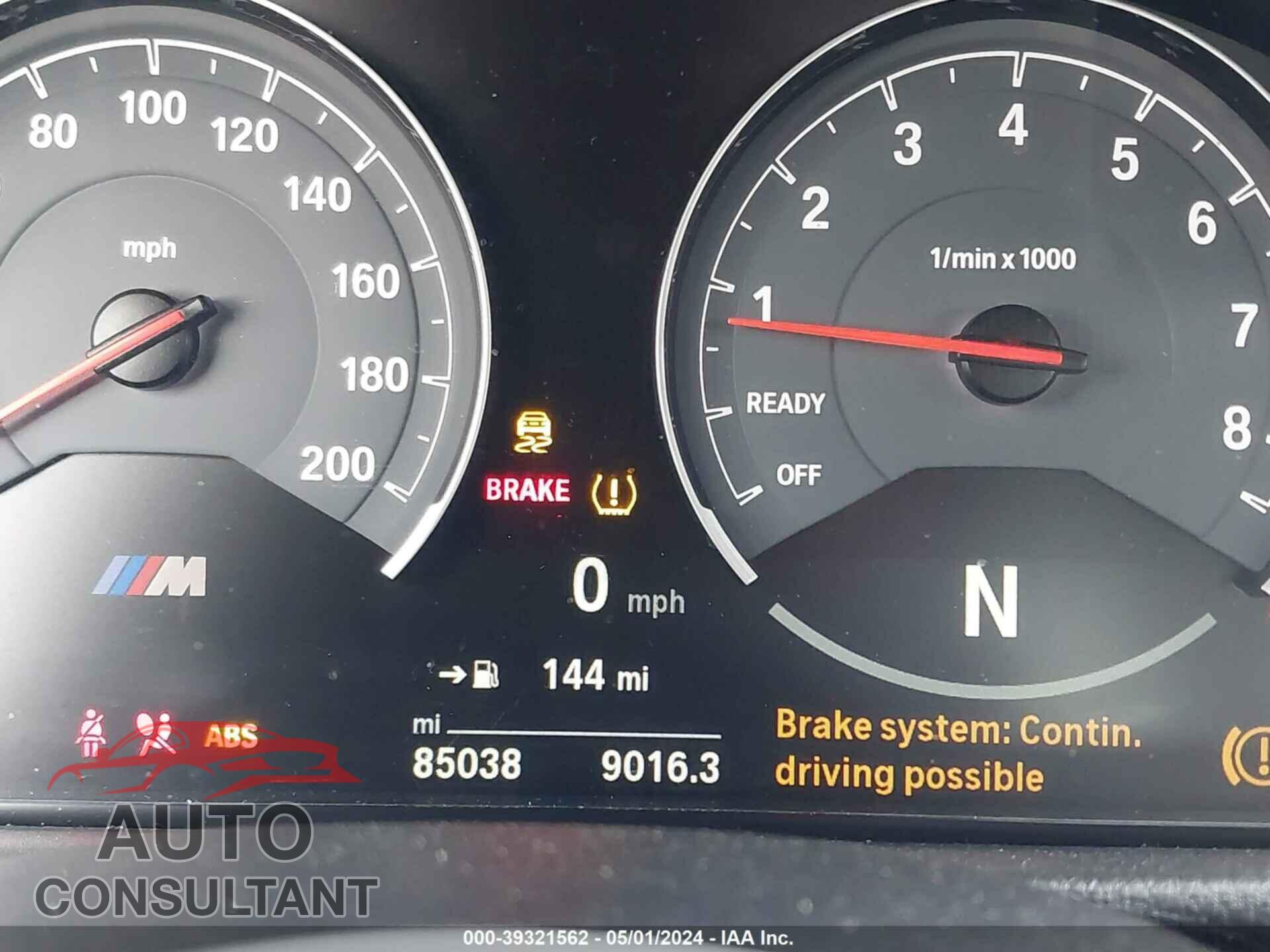 BMW M3 2017 - WBS8M9C54H5G42413