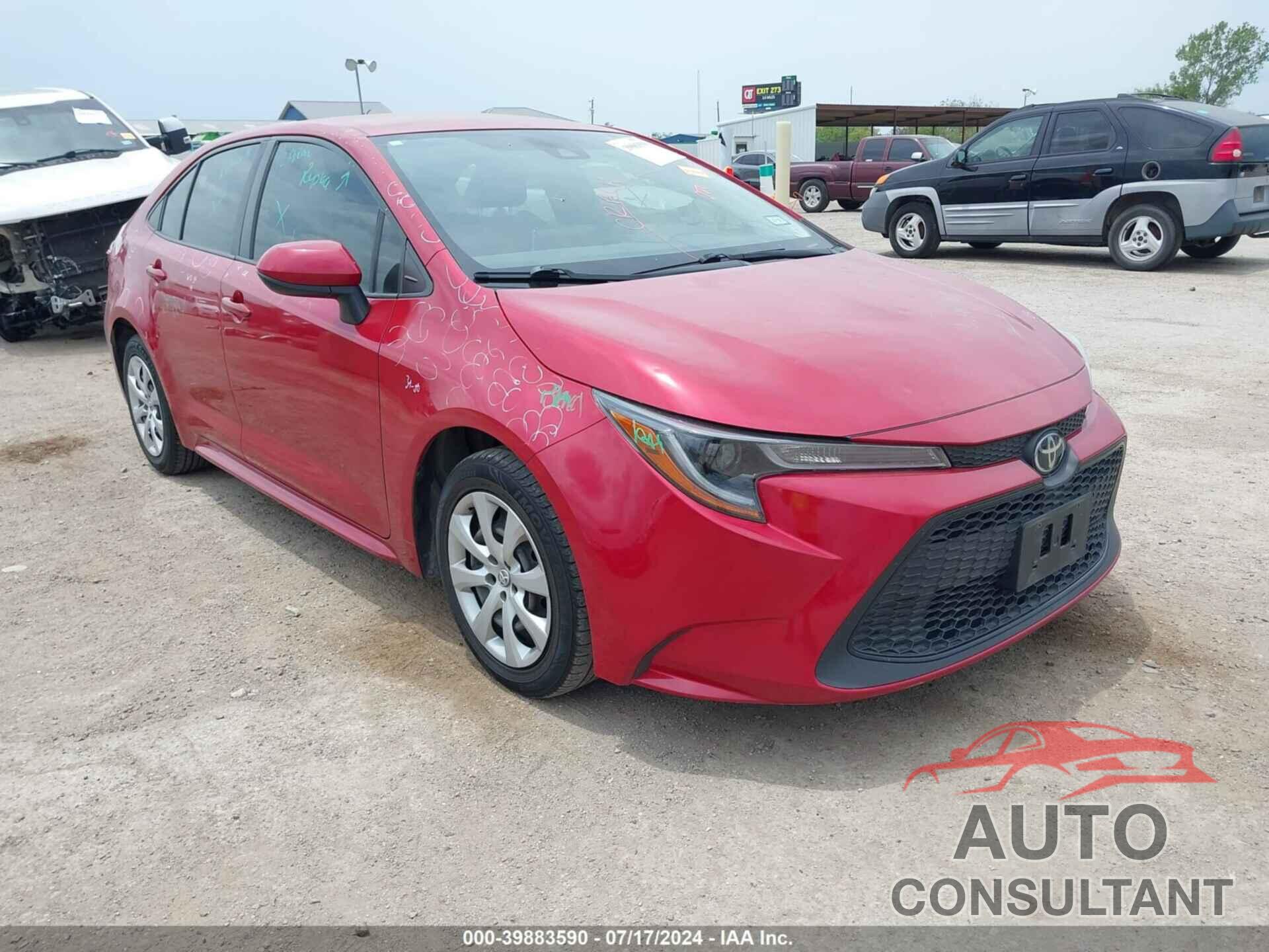 TOYOTA COROLLA 2021 - JTDEPMAE7MJ147855