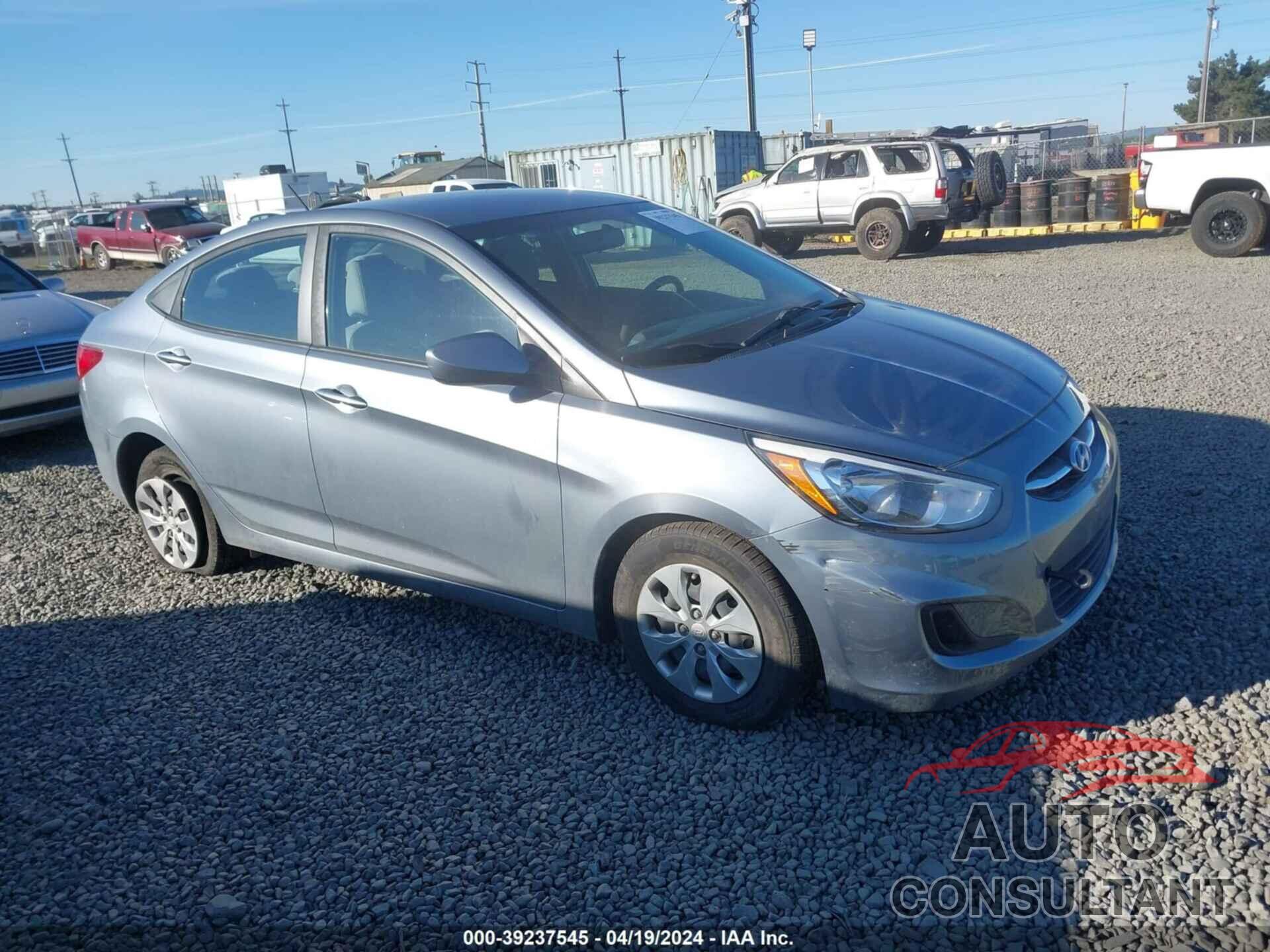 HYUNDAI ACCENT 2017 - KMHCT4AEXHU357904