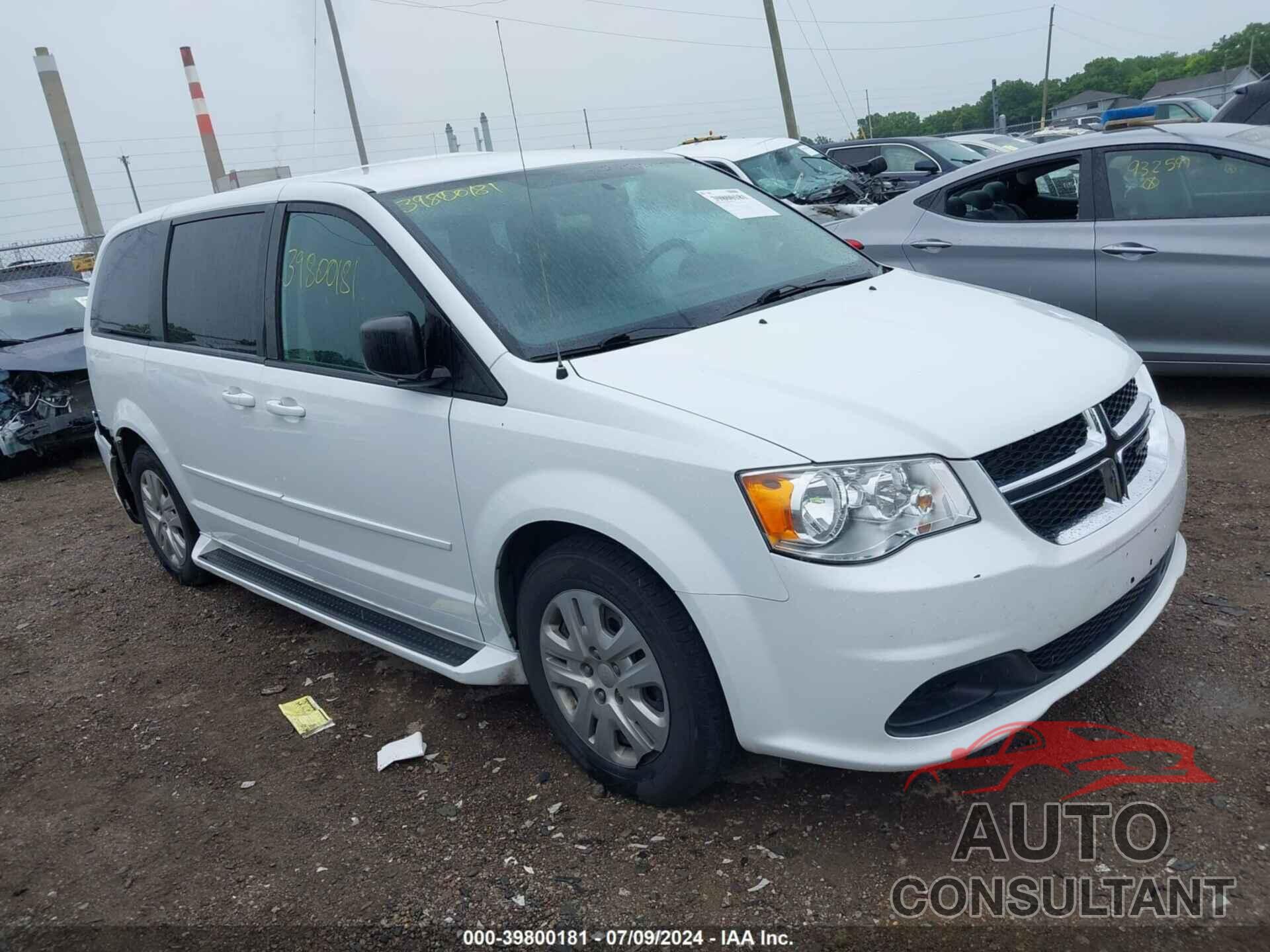 DODGE GRAND CARAVAN 2017 - 2C4RDGBG2HR646611