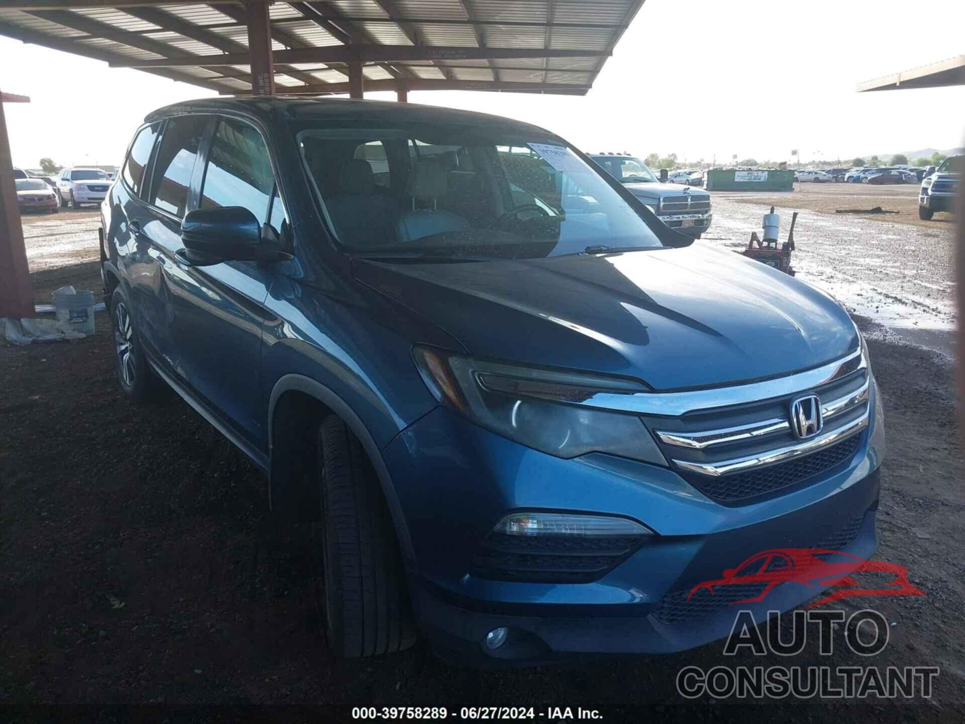 HONDA PILOT 2016 - 5FNYF5H88GB005001