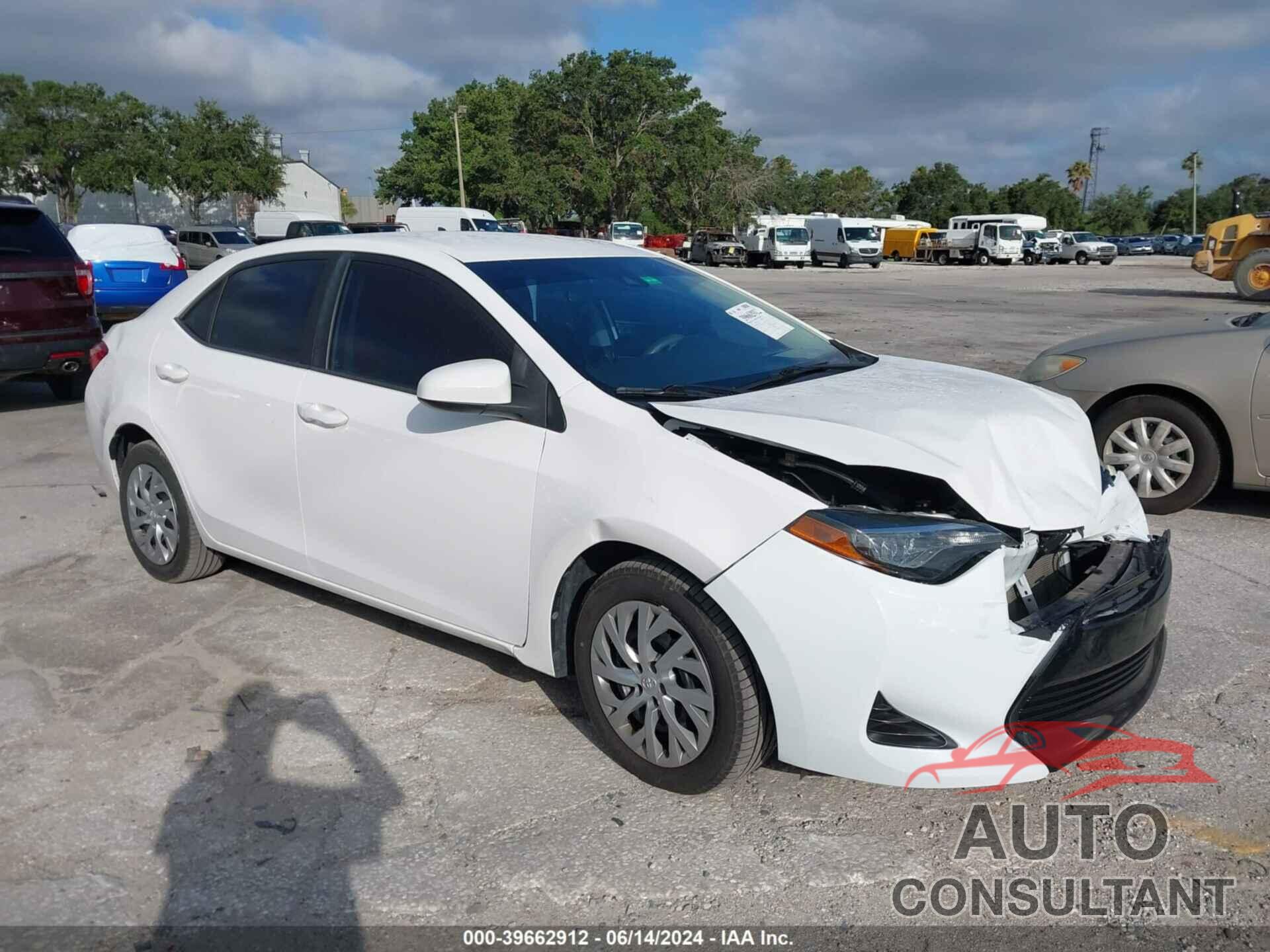 TOYOTA COROLLA 2019 - 2T1BURHE0KC191025