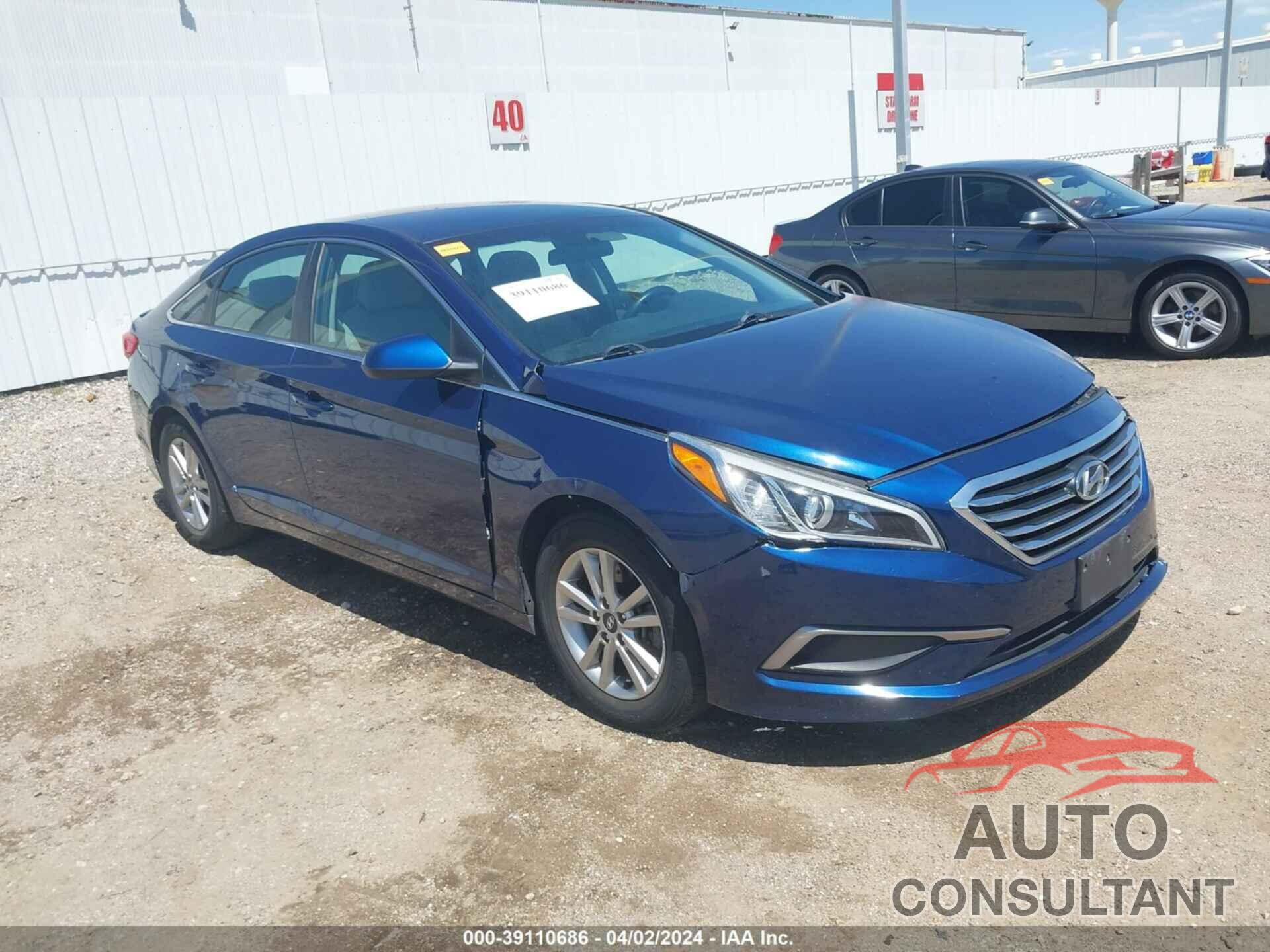 HYUNDAI SONATA 2016 - 5NPE24AF7GH395012