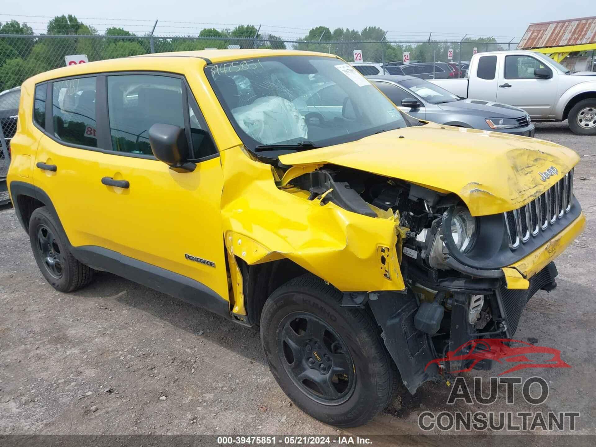 JEEP RENEGADE 2017 - ZACCJBAB0HPE67012