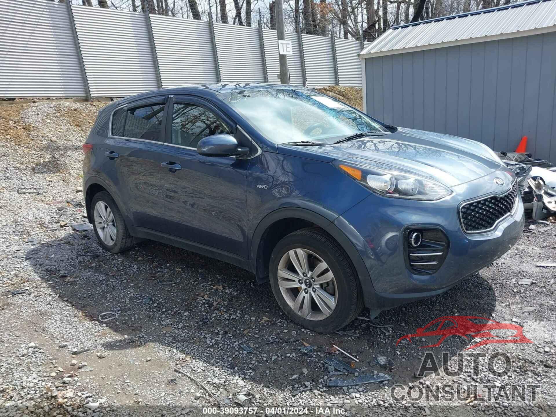 KIA SPORTAGE 2019 - KNDPMCAC9K7600703